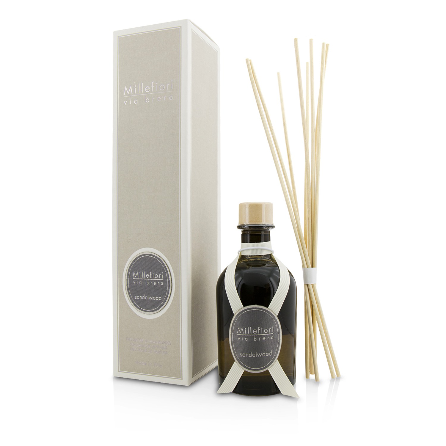 Millefiori Via Brera Fragrance Diffuser - Sandalwood 250ml/8.45oz