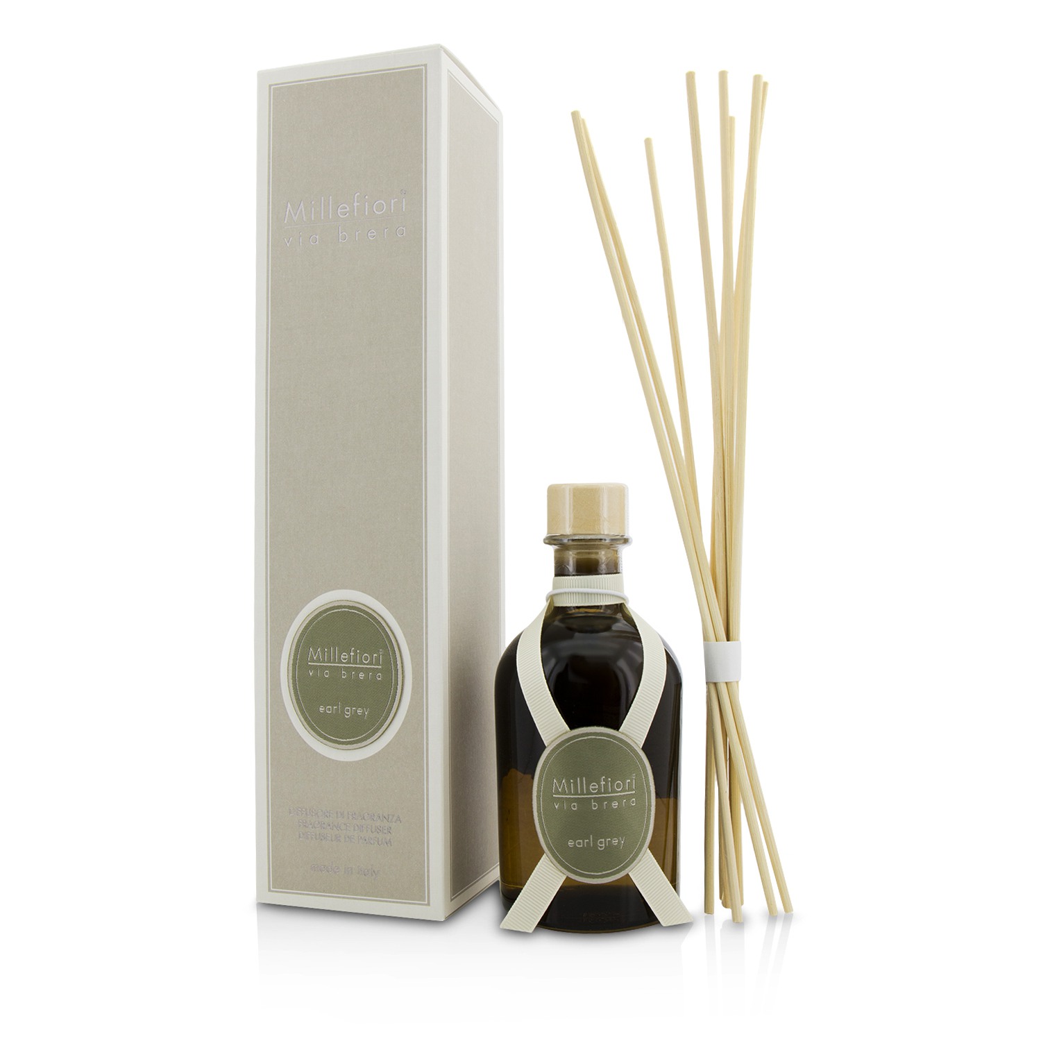 Millefiori Via Brera Fragrance Diffuser - Earl Grey 250ml/8.45oz