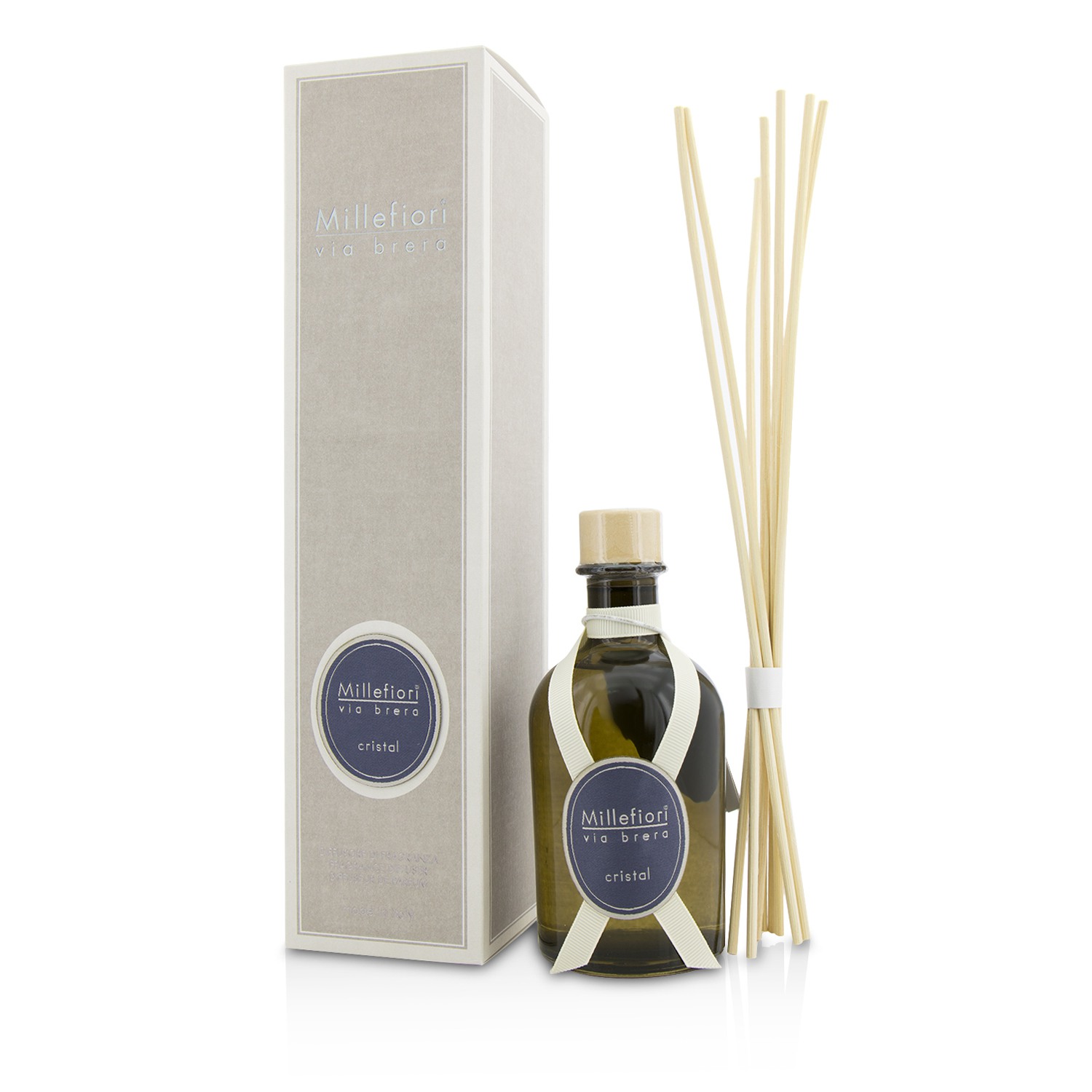 Millefiori Via Brera Fragrance Diffuser - Cristal 250ml/8.45oz