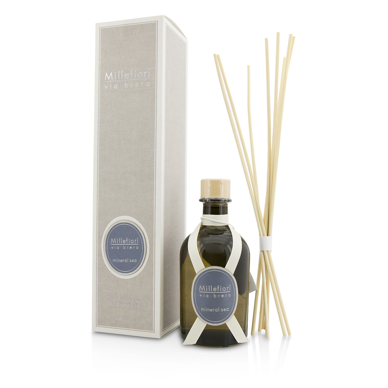 Millefiori Via Brera Fragrance Diffuser - Mineral Sea 250ml/8.45oz