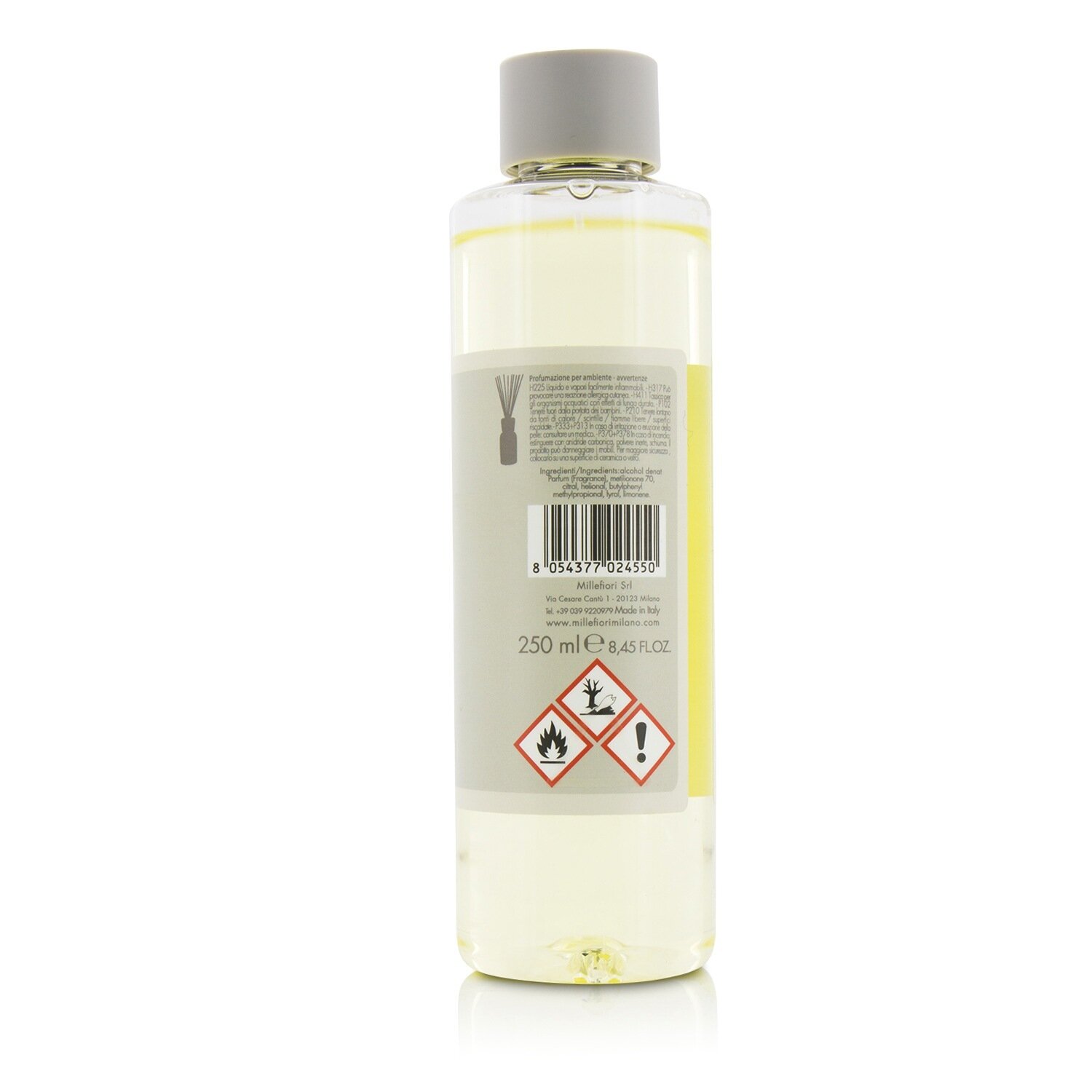 Millefiori معطر جو Via Brera (عبوة احتياطية) - Cristal 250ml/8.45oz