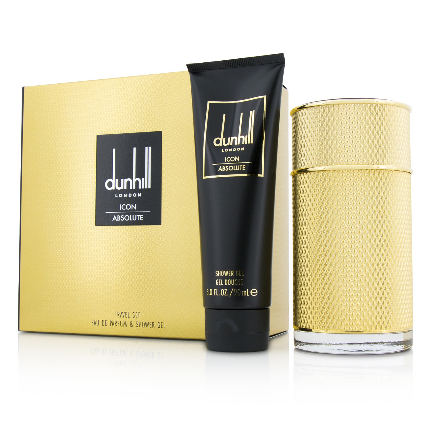 Dunhill Icon Absolute Coffret: Eau De Parfum Spray 100ml/3.4oz + Shower Gel 90ml/3oz 2pcs