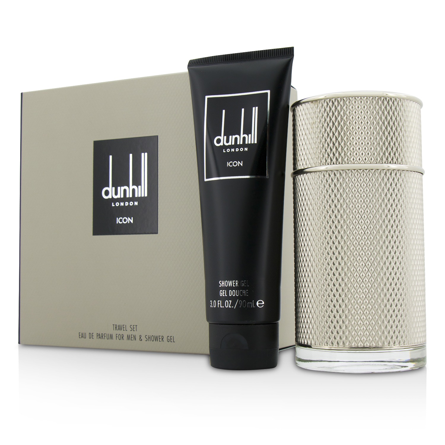 Dunhill Icon Coffret: Eau De Parfum Spray 100ml/3.4oz + Shower Gel 90ml/3oz 2pcs