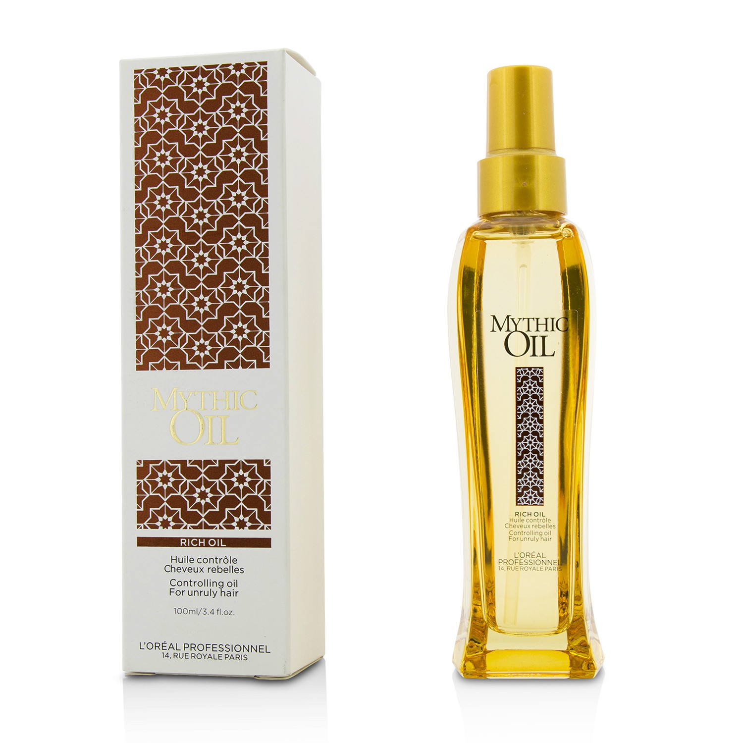 L'Oreal Professionnel Mythic Oil Rich Oil Controlling Oil (For Unruly Hair) 100ml/3.4oz