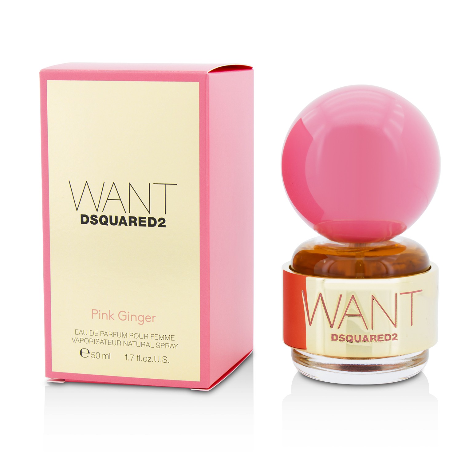 Dsquared2 Want Pink Ginger Eau De Parfum Spray 50ml/1.7oz