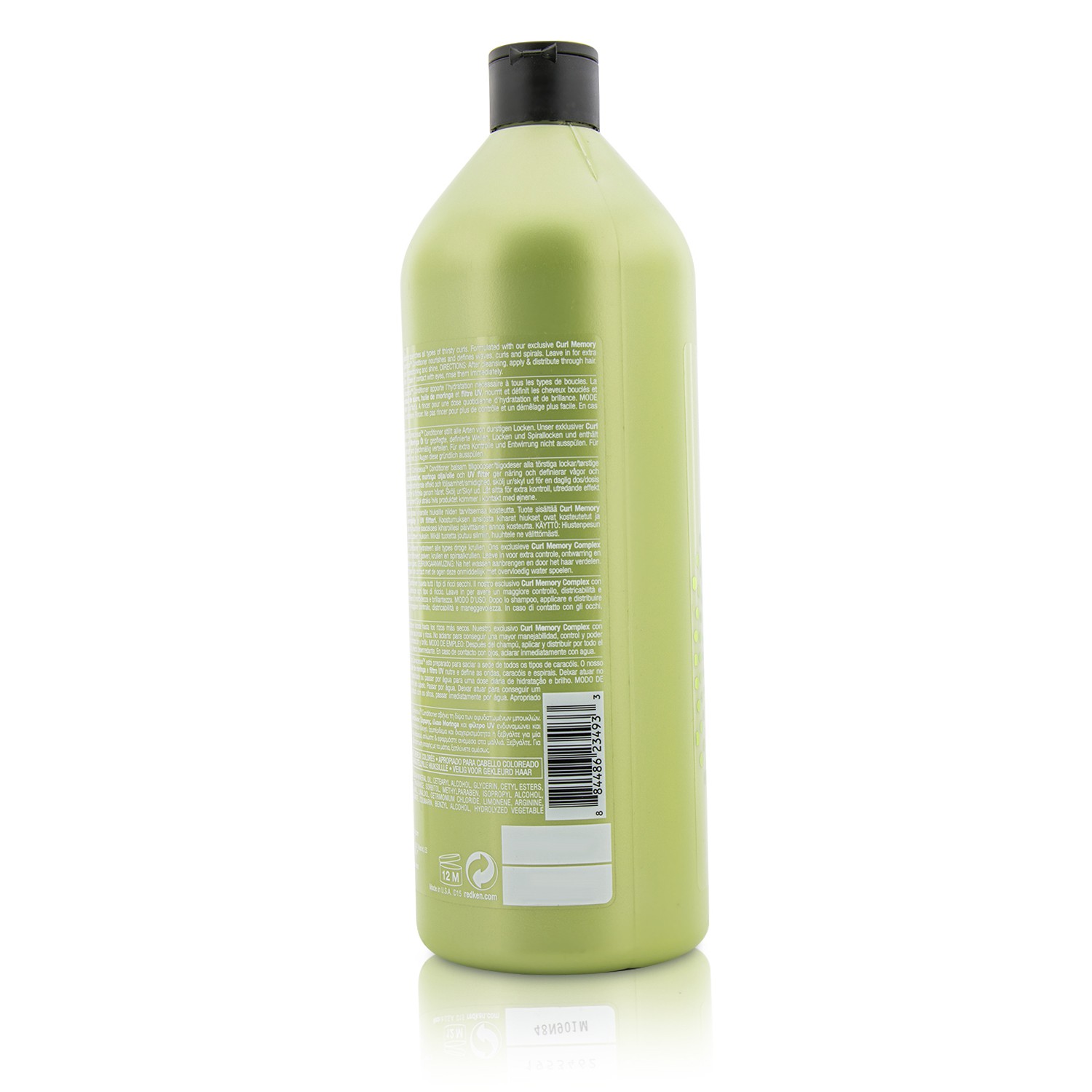 Redken Curvaceous Conditioner - Leave-In/Rinse-Out (For All Curl Types) 1000ml/33.8oz