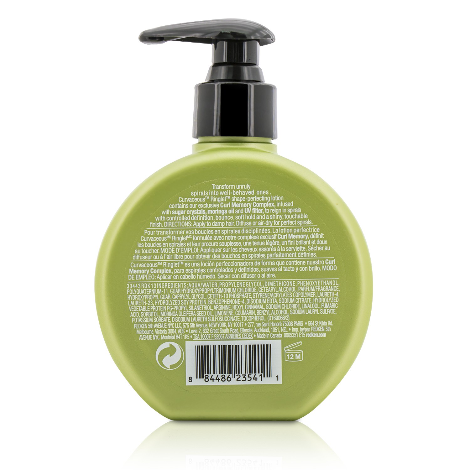 Redken غسول مكمل لتصفيف الشعر Curvaceous Ringlet (لخصلات الشعر اللولبية الشكل) 180ml/6oz