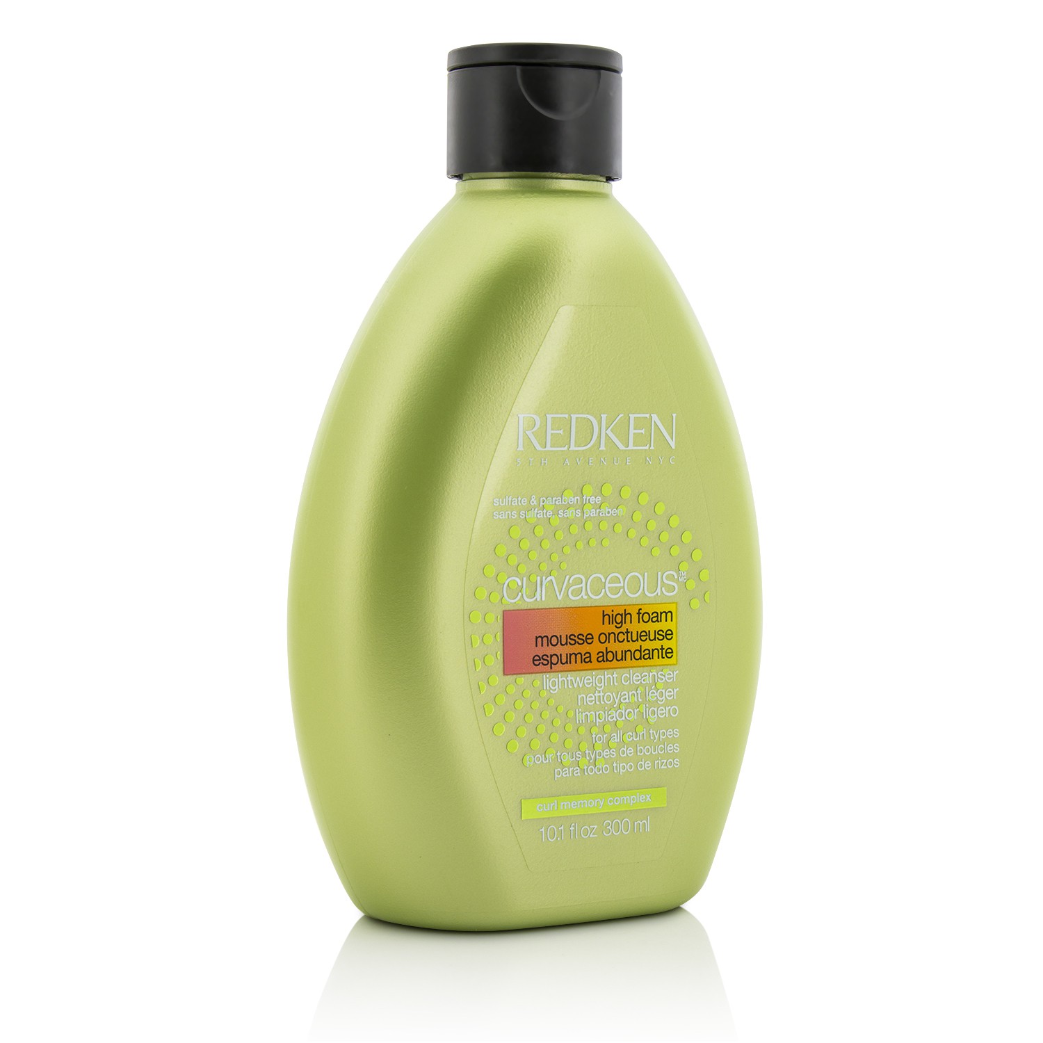 Redken Curvaceous High Foam Lightweight Cleanser (לכל סוגי התלתלים) 300ml/10.1oz