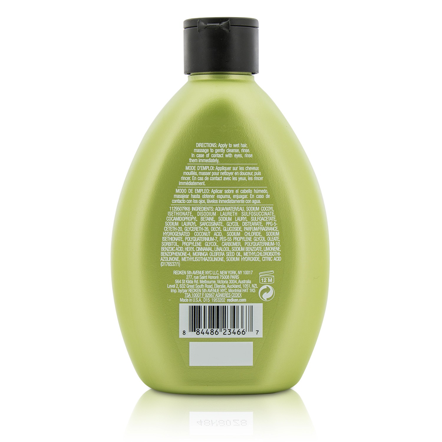 Redken Curvaceous High Foam Lightweight Cleanser (For All Curls Types) 300ml/10.1oz