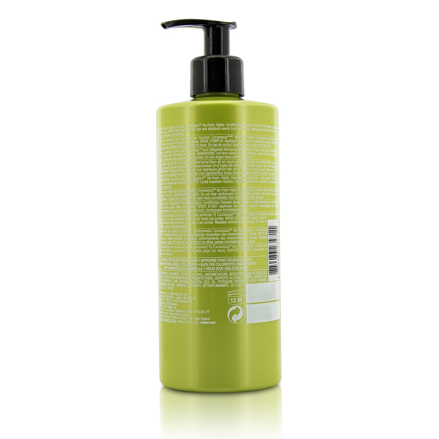 レッドケン Redken カーヴァシアス ノーフォーム ハイリーコンディショニングクレンザー (カールヘア用) 500ml/16.9oz