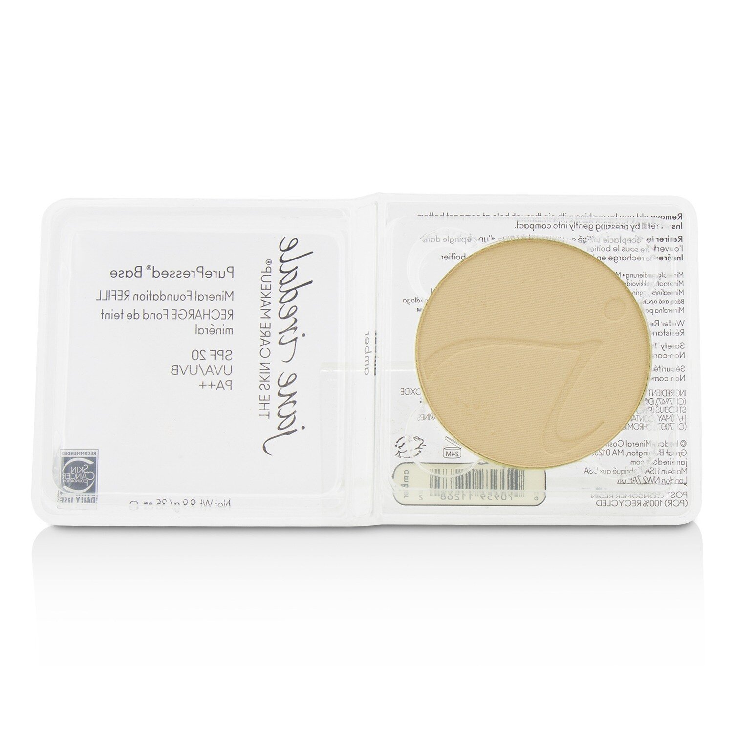 Jane Iredale PurePressed פאונדיישן מינרלי מילוי SPF 20 9.9g/0.35oz