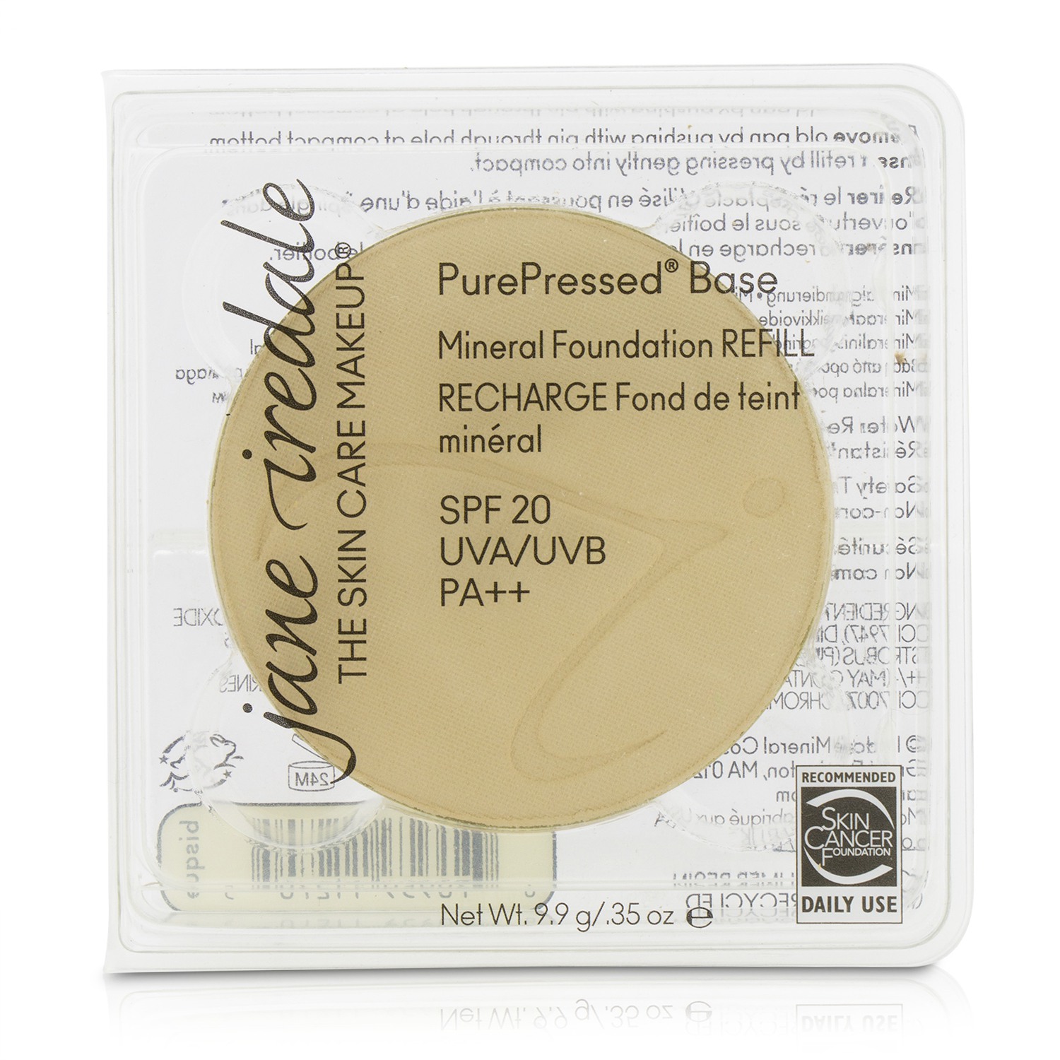 Jane Iredale PurePressed Base Mineral Foundation Refill SPF 20 9.9g/0.35oz