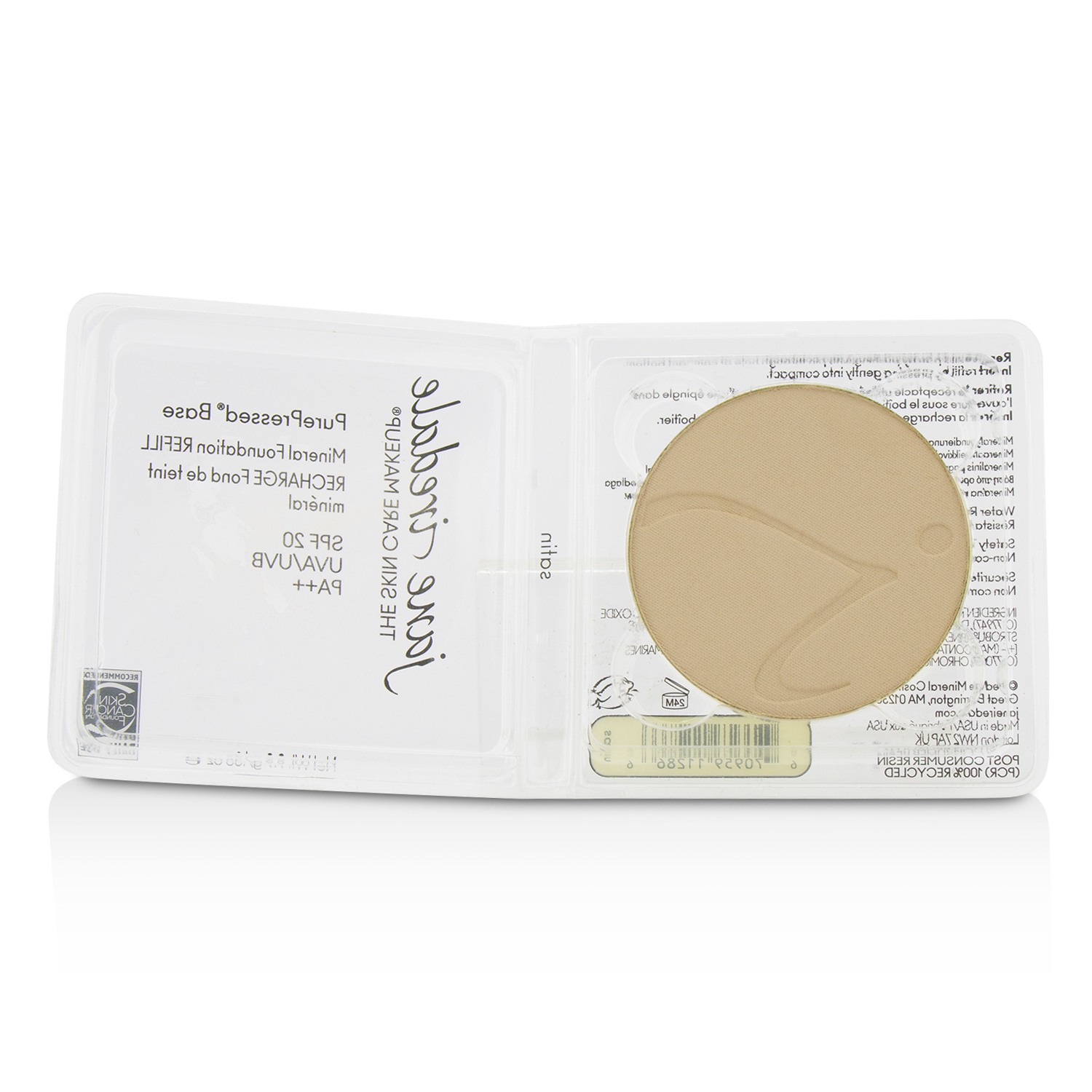 Jane Iredale PurePressed Baza Mineral Tonal Ehtiyat SPF 20 9.9g/0.35oz