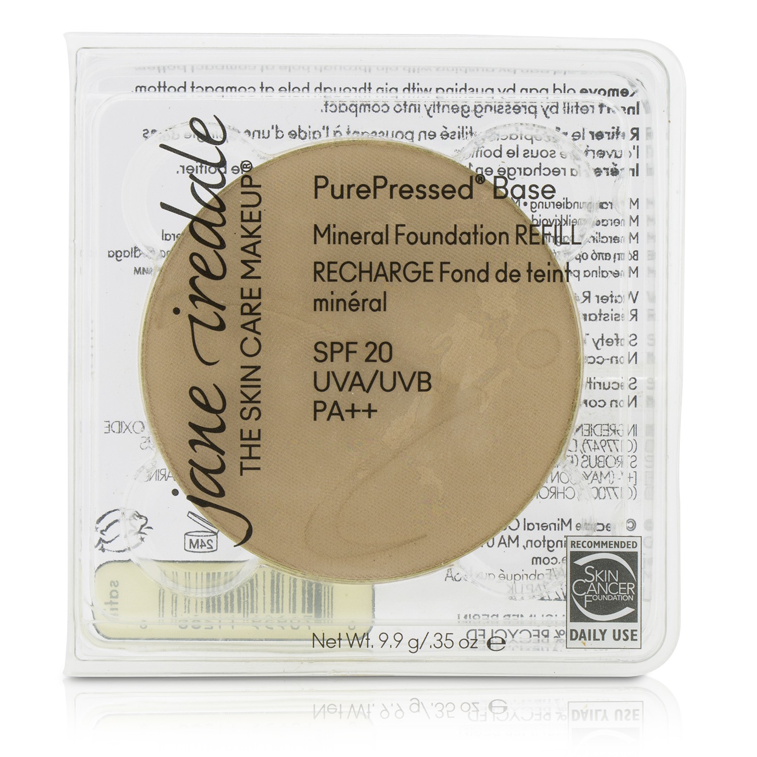 Jane Iredale PurePressed Base Mineral Foundation Refill SPF 20 9.9g/0.35oz