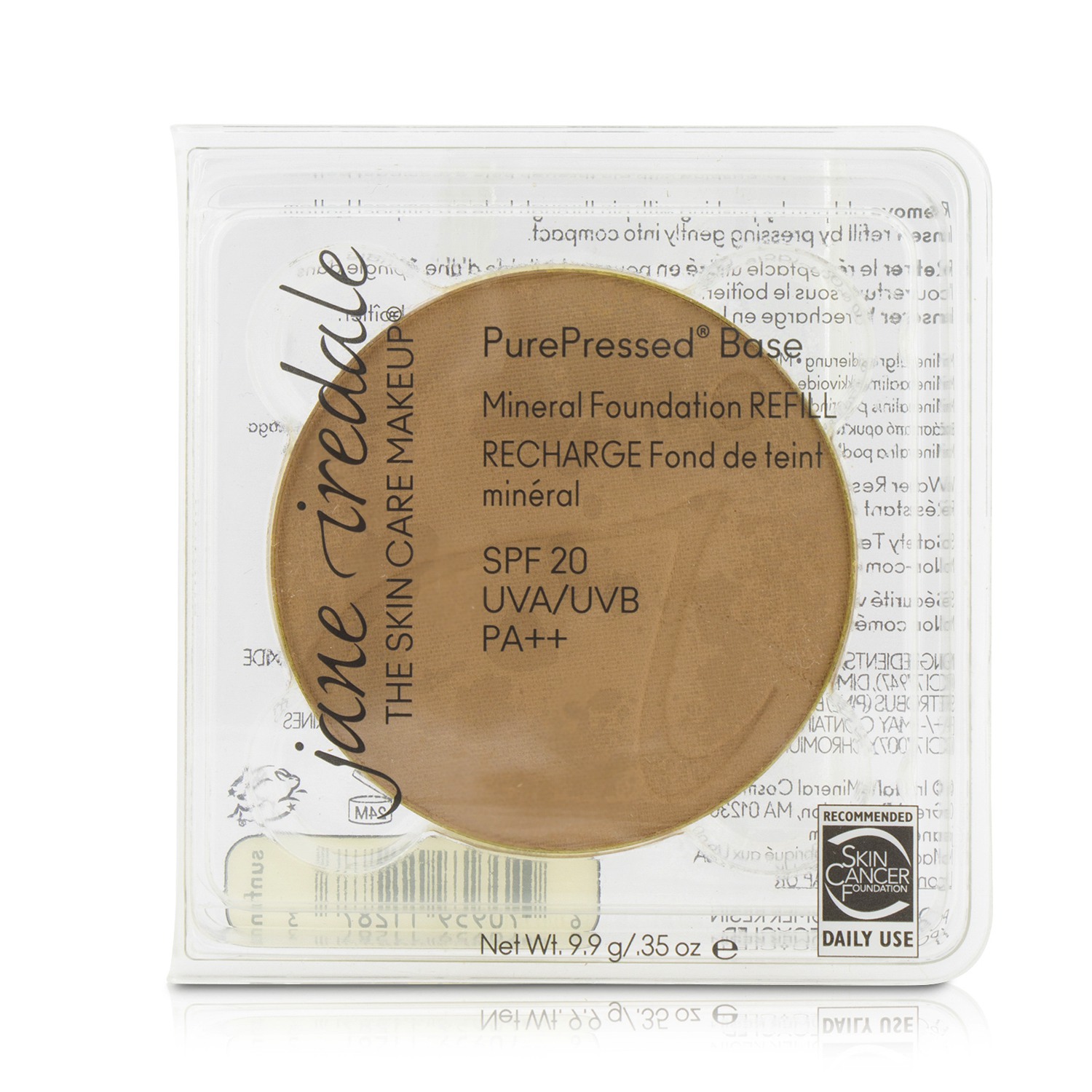 Jane Iredale PurePressed Base Mineral Foundation Refill SPF 20 9.9g/0.35oz