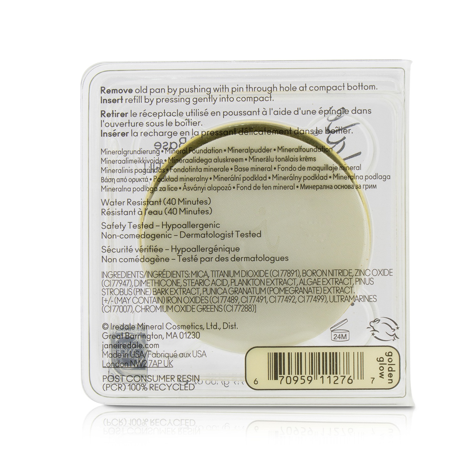 Jane Iredale PurePressed Base Mineral Foundation Refill SPF 20 9.9g/0.35oz