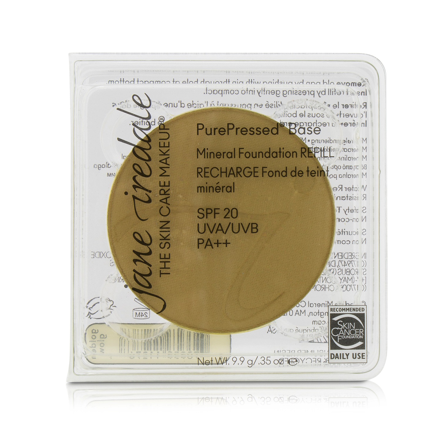 Jane Iredale PurePressed Base Mineral Foundation Refill SPF 20 9.9g/0.35oz