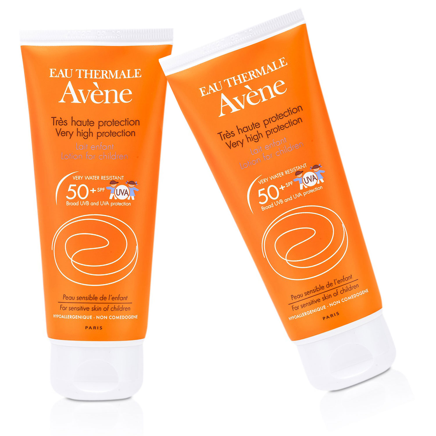 Avene Very High Protection Lotion SPF 50+ Duo Pack (For Sensitive Skin of Children) 2x100ml/3.3oz