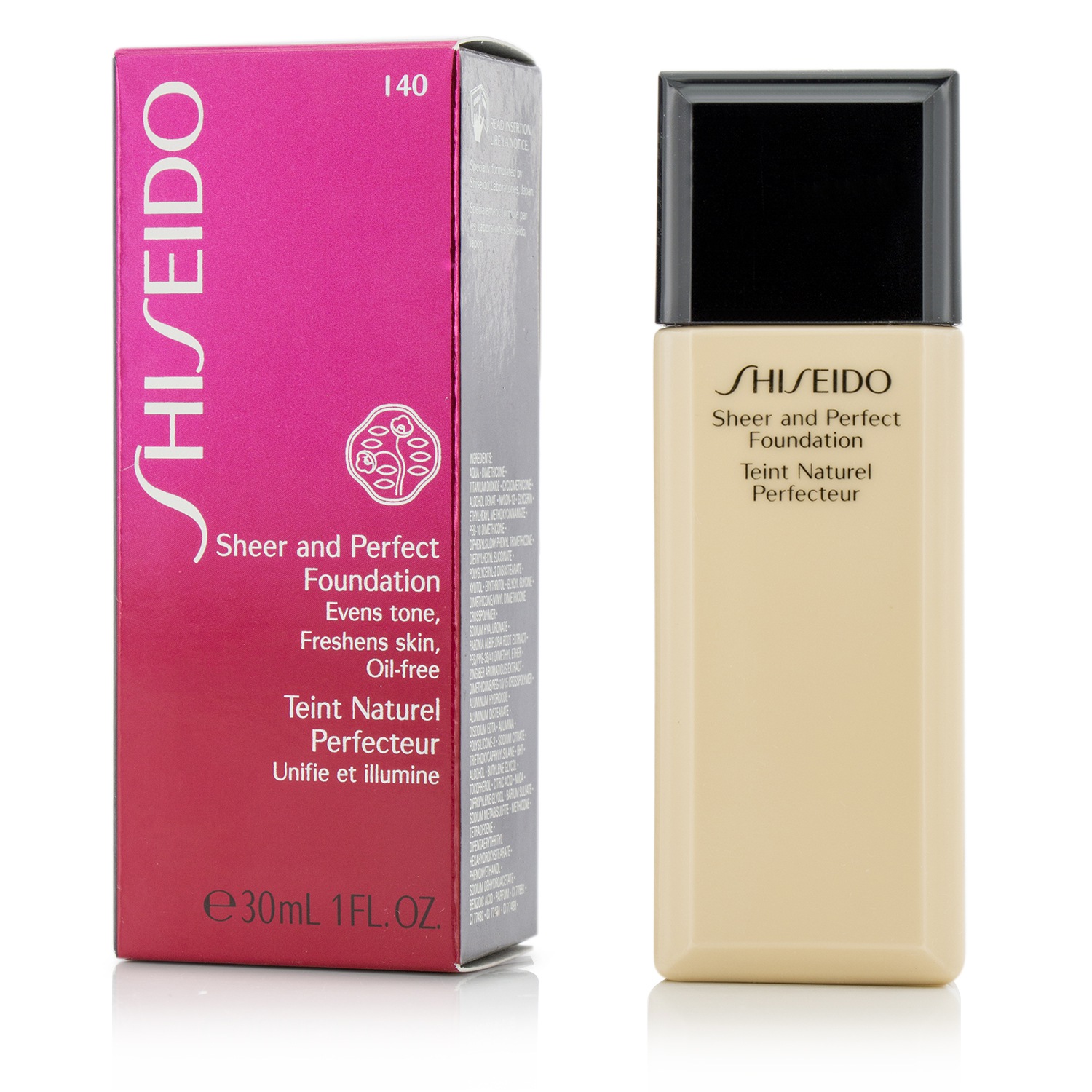 시세이도 Shiseido Sheer & Perfect Foundation 30ml/1oz