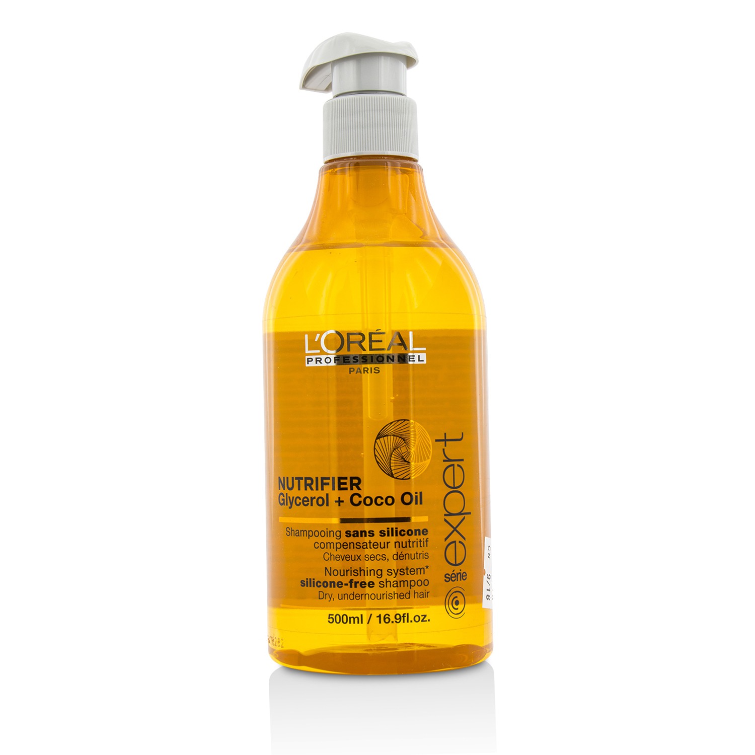 L'Oreal Professionnel Expert Serie - Nutrifier Glycerol + Coco Oil Silicone-Free Shampoo (Til tørt, underernært hår) 500ml/16.9oz