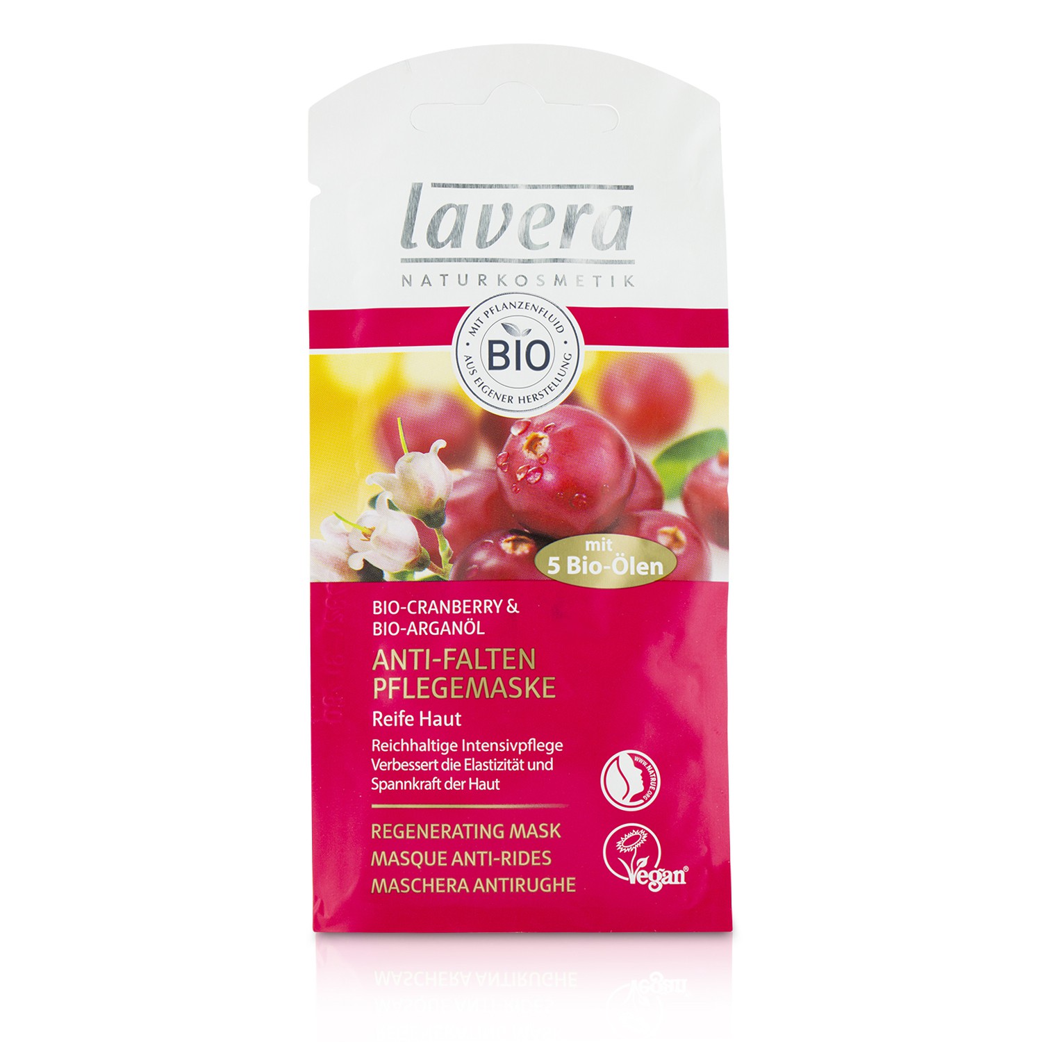 Lavera Organic Cranberry & Argan Oil Regenerating Mask 10ml/0.32oz