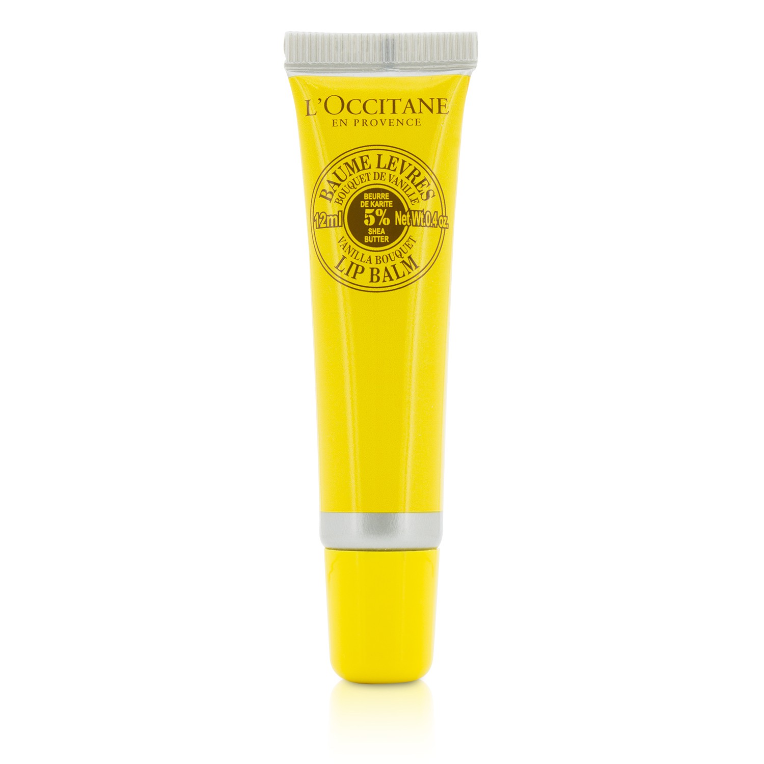 L'Occitane بلسم شفاه بزبدة شيا - باقة فانيليا 12ml/0.4oz