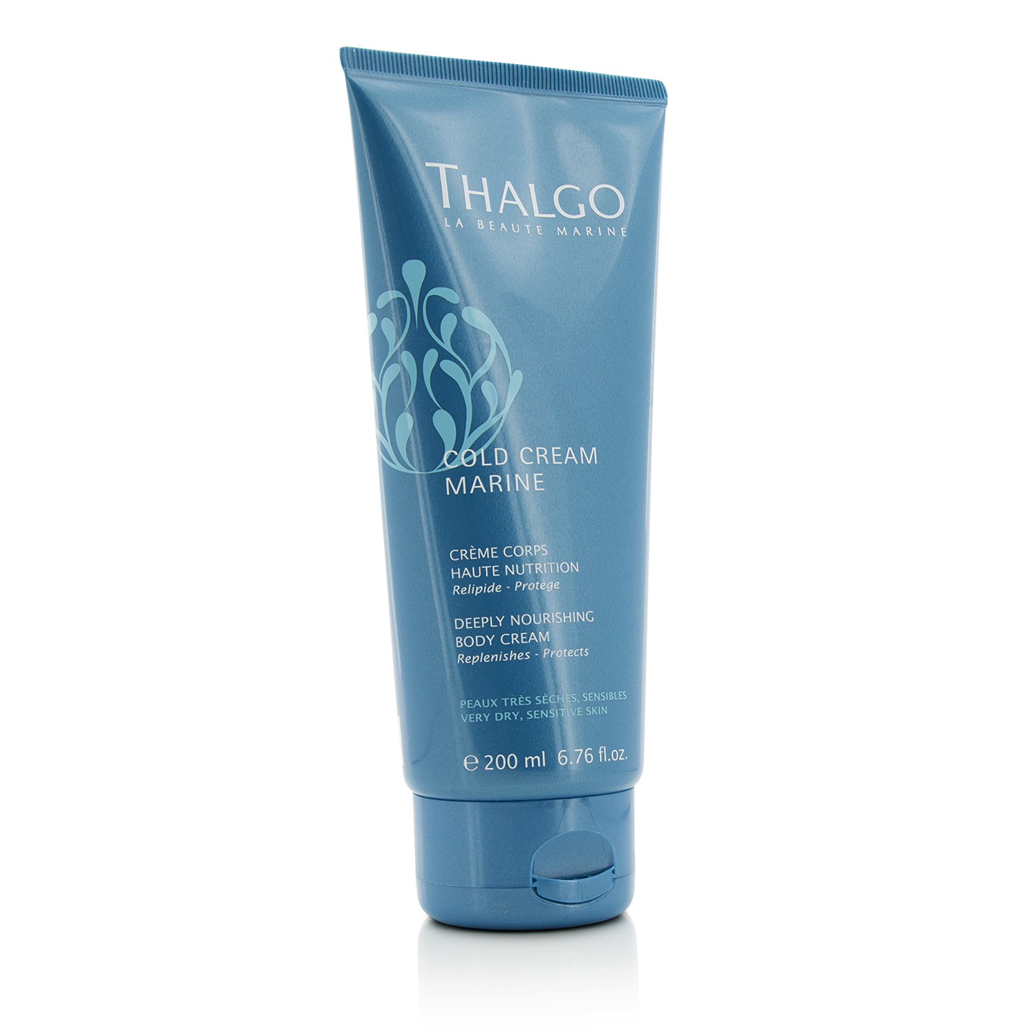 Thalgo Cold Cream Marine Crema Corporal Nutritiva Profunda - Para Piel Muy Seca, Sensible 200ml/6.76oz