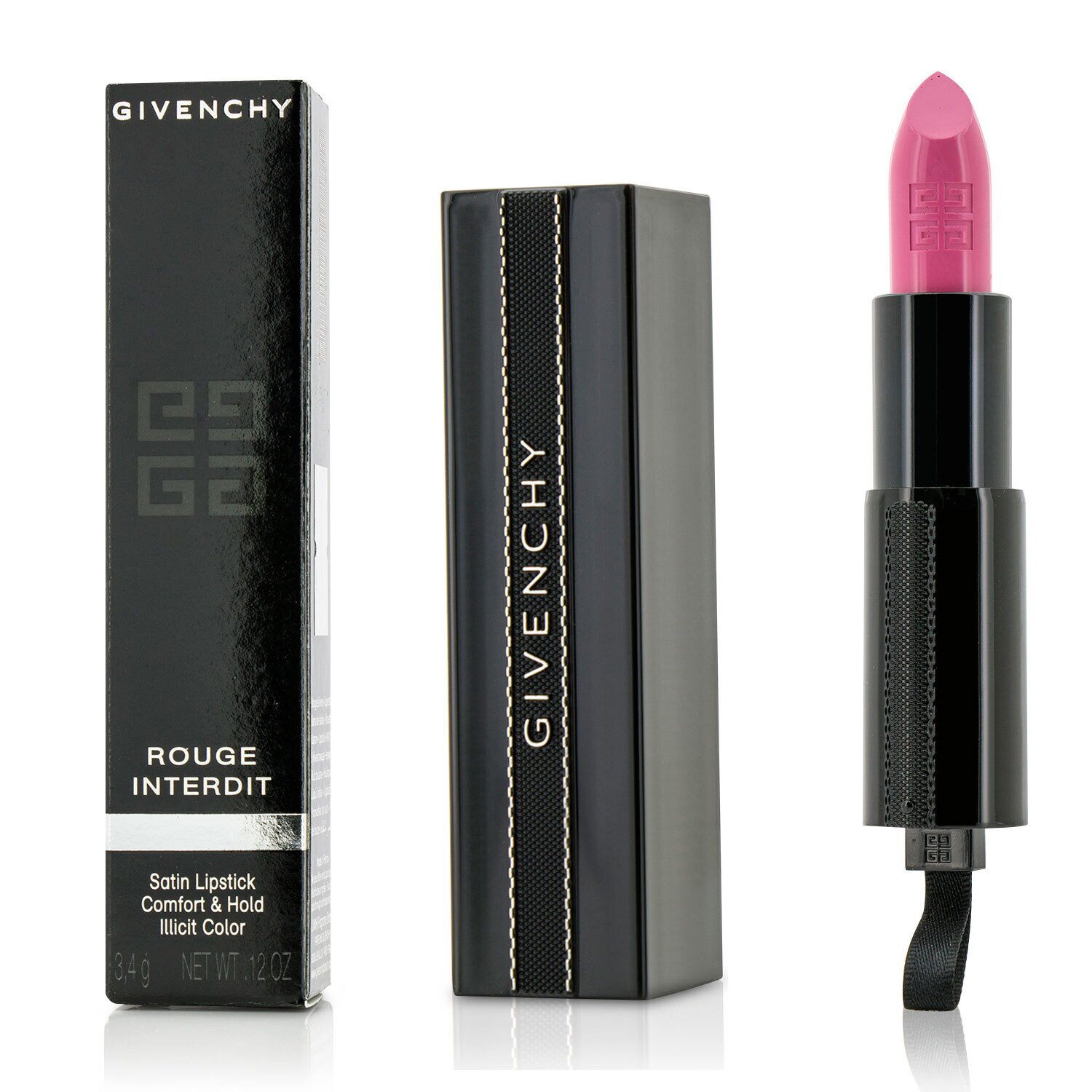 Givenchy Rouge Interdit Satin Lipstick 3.4g/0.12oz