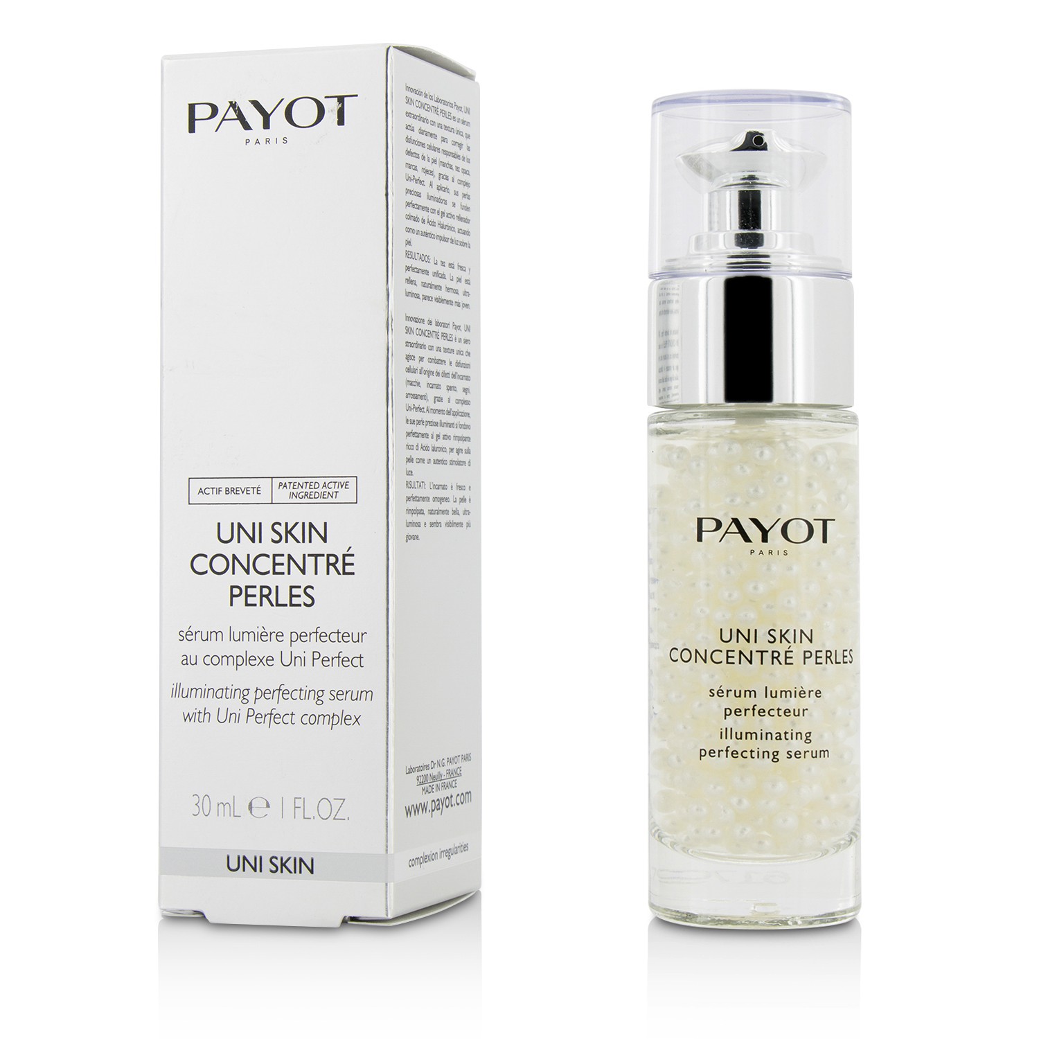 Payot Uni Skin Concentre Perles Illuminating Perfecting Serum 30ml/1oz