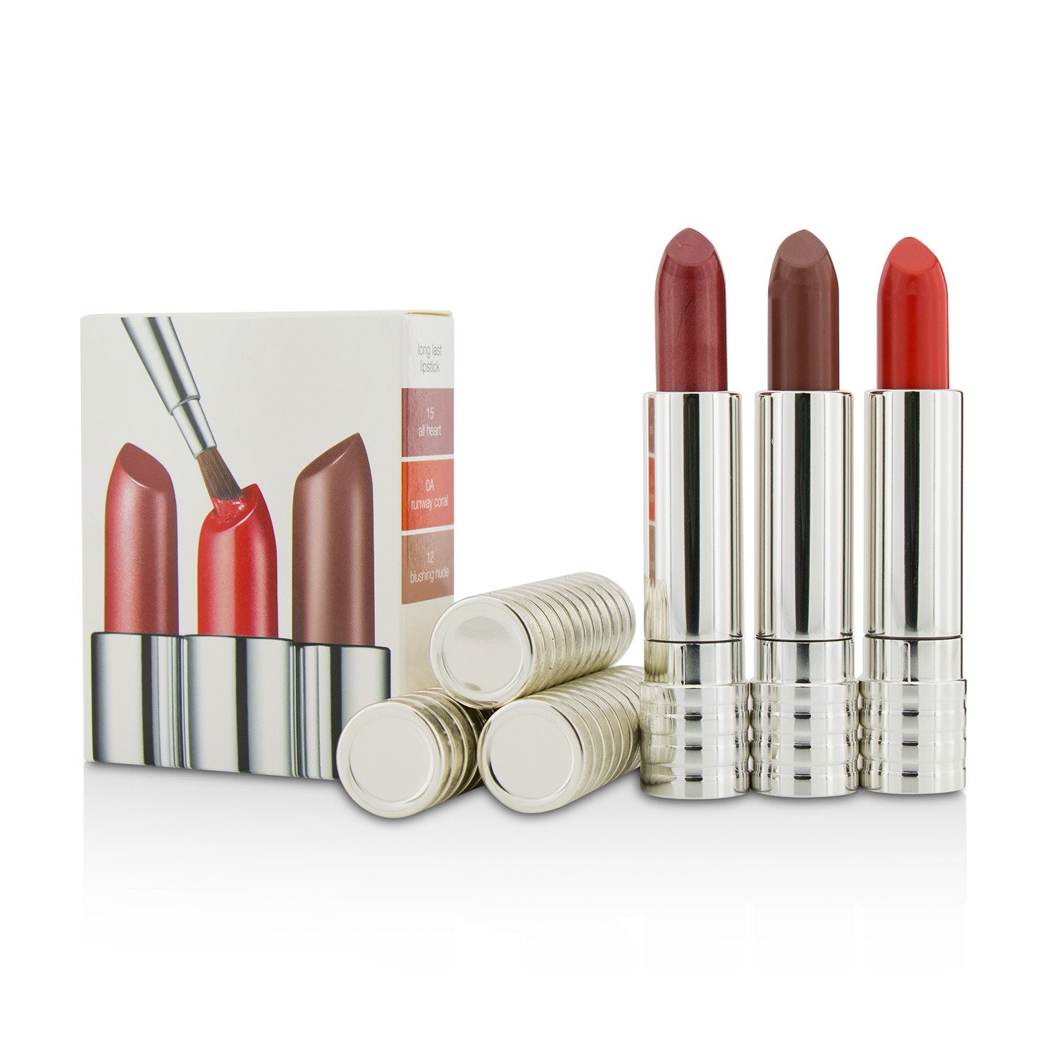 Clinique Long Last Lipstick Trio 3x4g/0.14oz