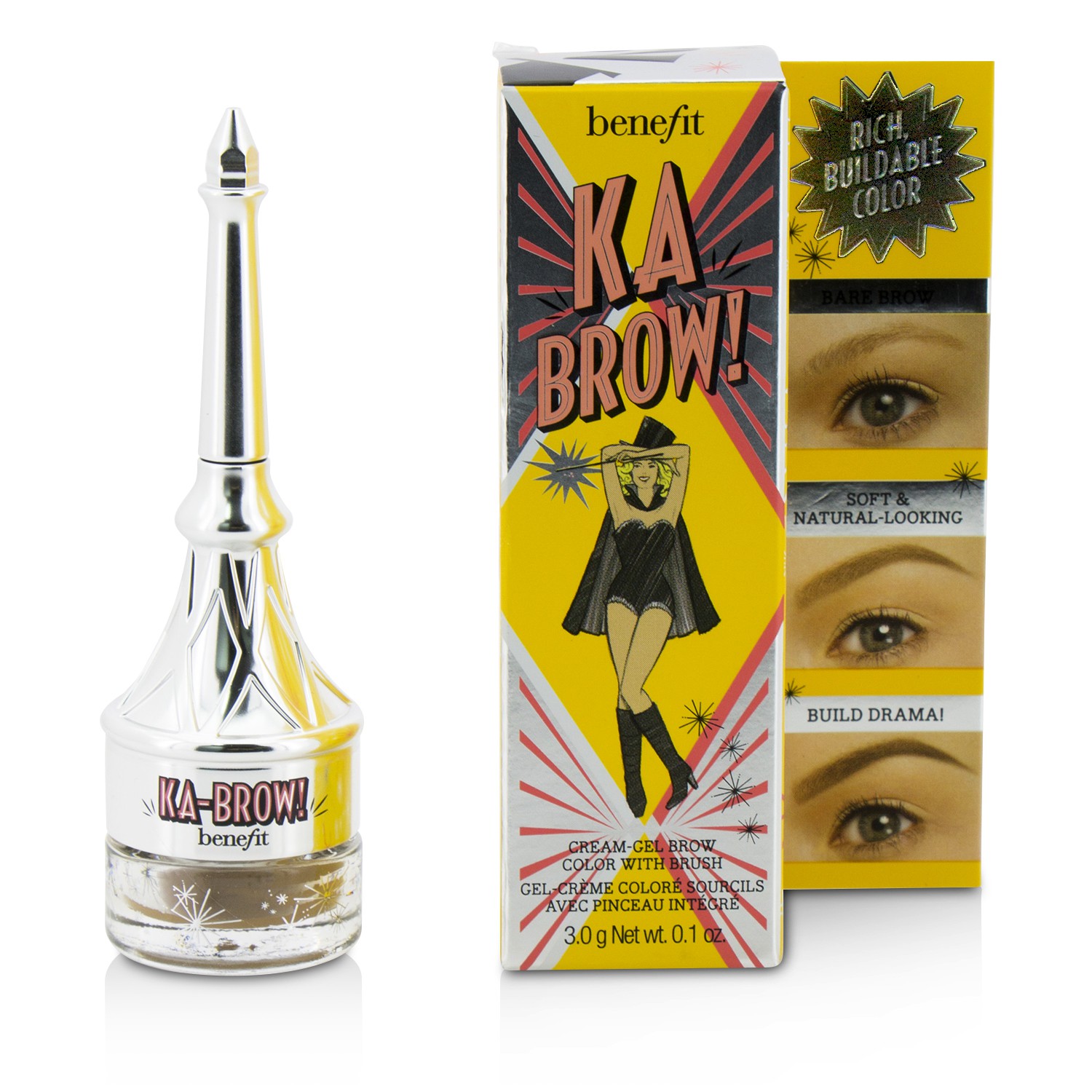 Benefit Ka Brow Cream Gel Brow Color With Brush 3g/0.1oz