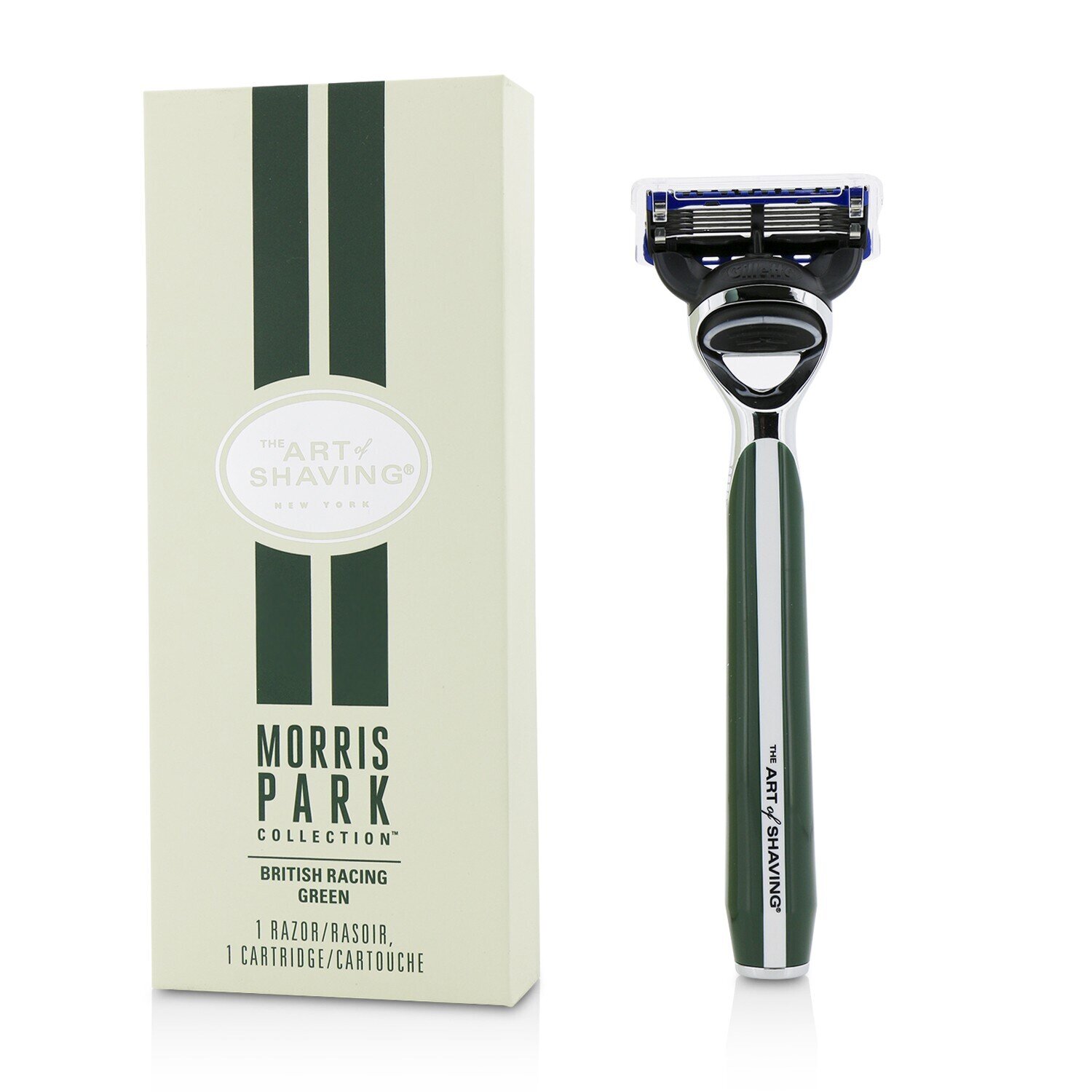 디 아트 오브 쉐이빙 The Art Of Shaving 모리스 파크 컬렉션 면도기 - 브리티시 레이싱 그린 1pc