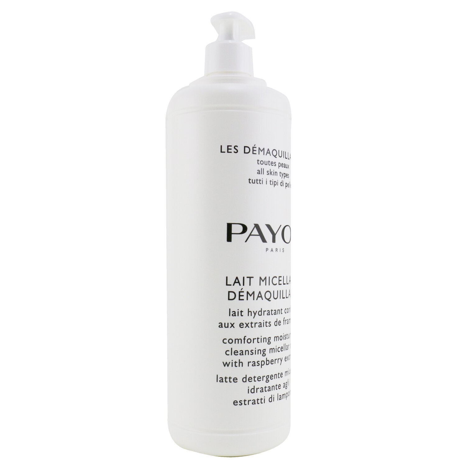 빠이요 Payot 컴포팅 모이스처라이징 클렌징 미셀라 밀크 (살롱 크기) 1000ml/33.8oz