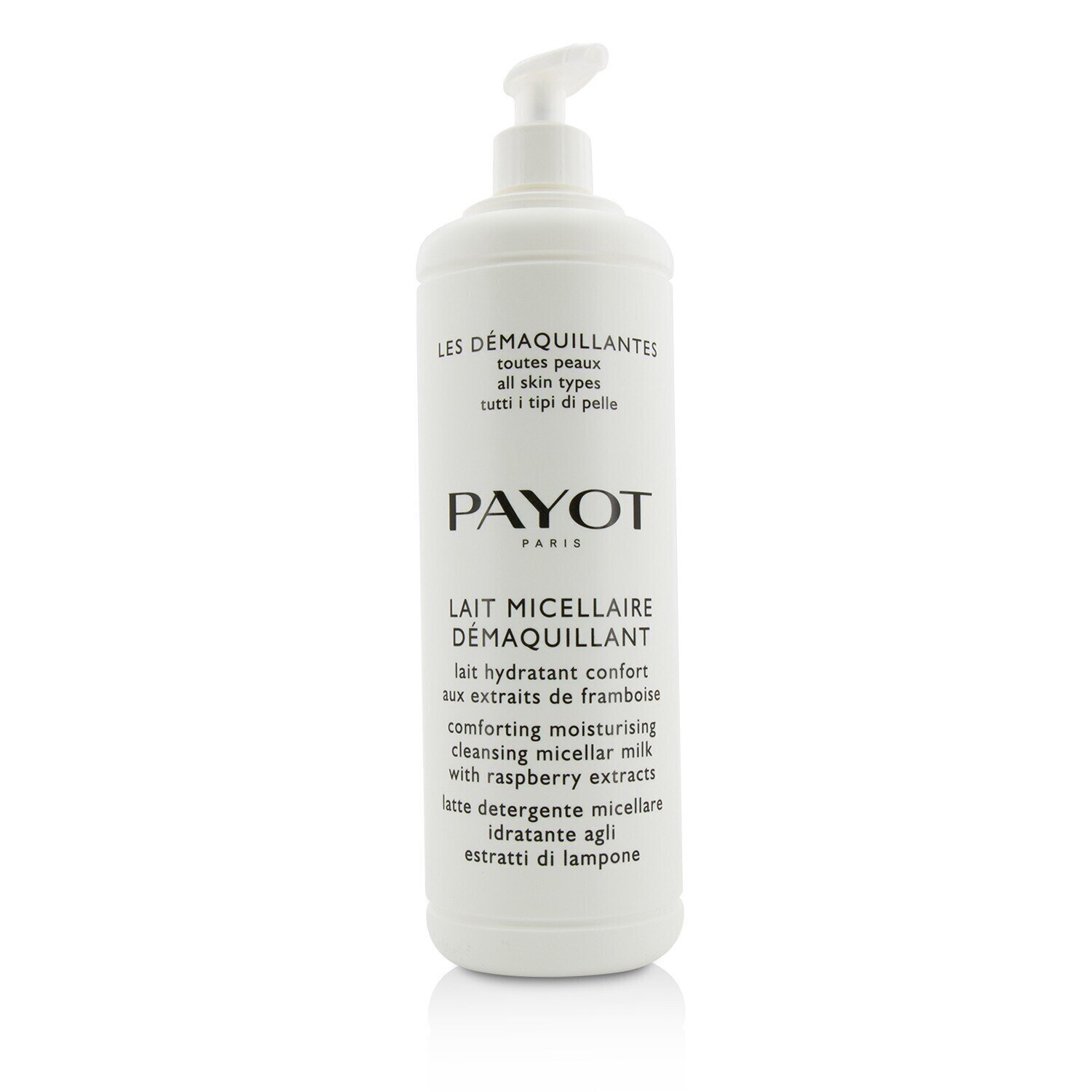 빠이요 Payot 컴포팅 모이스처라이징 클렌징 미셀라 밀크 (살롱 크기) 1000ml/33.8oz