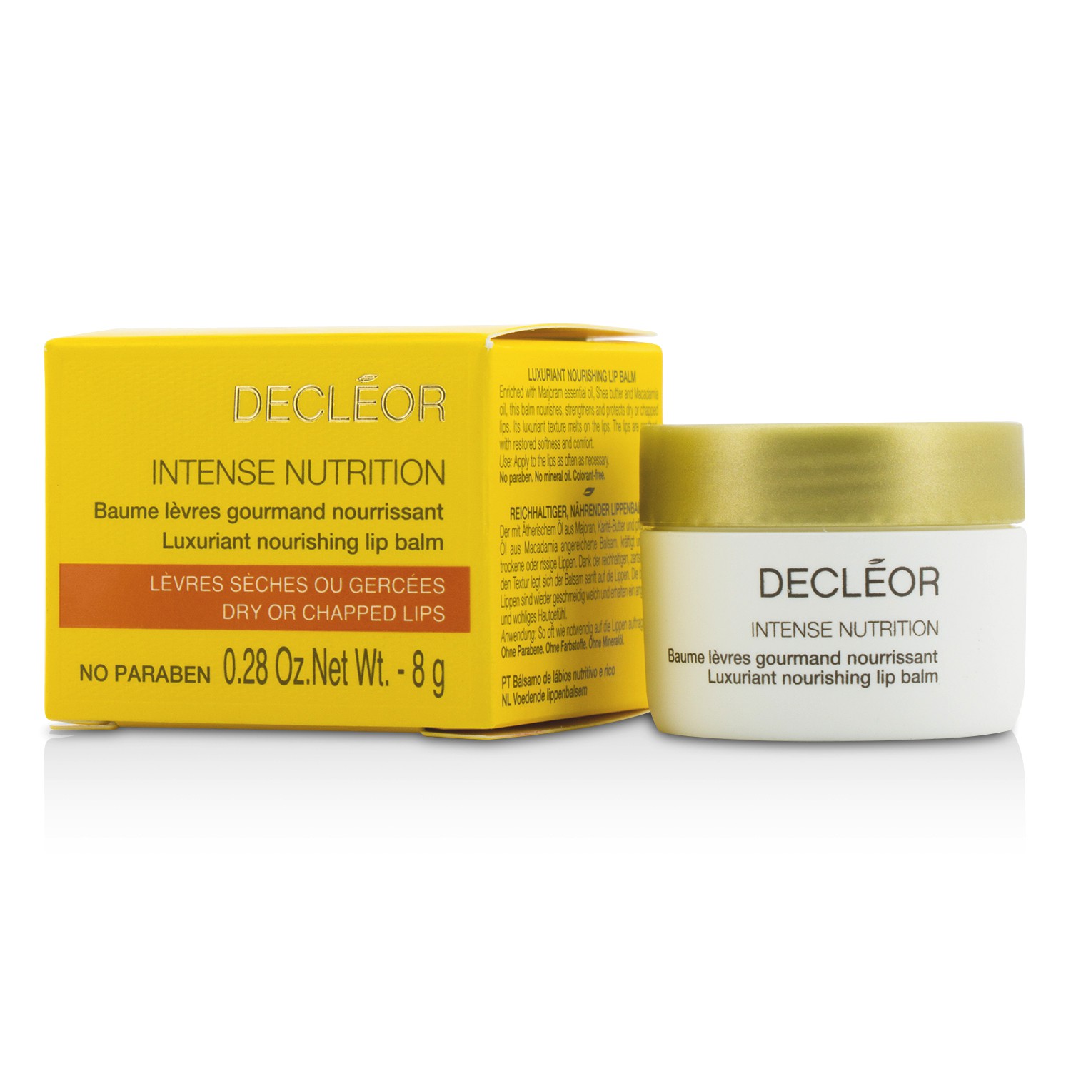 드끌레오 Decleor 인텐스 뉴트리션 럭셔리안트 너리싱 립 밤 8g/0.28oz