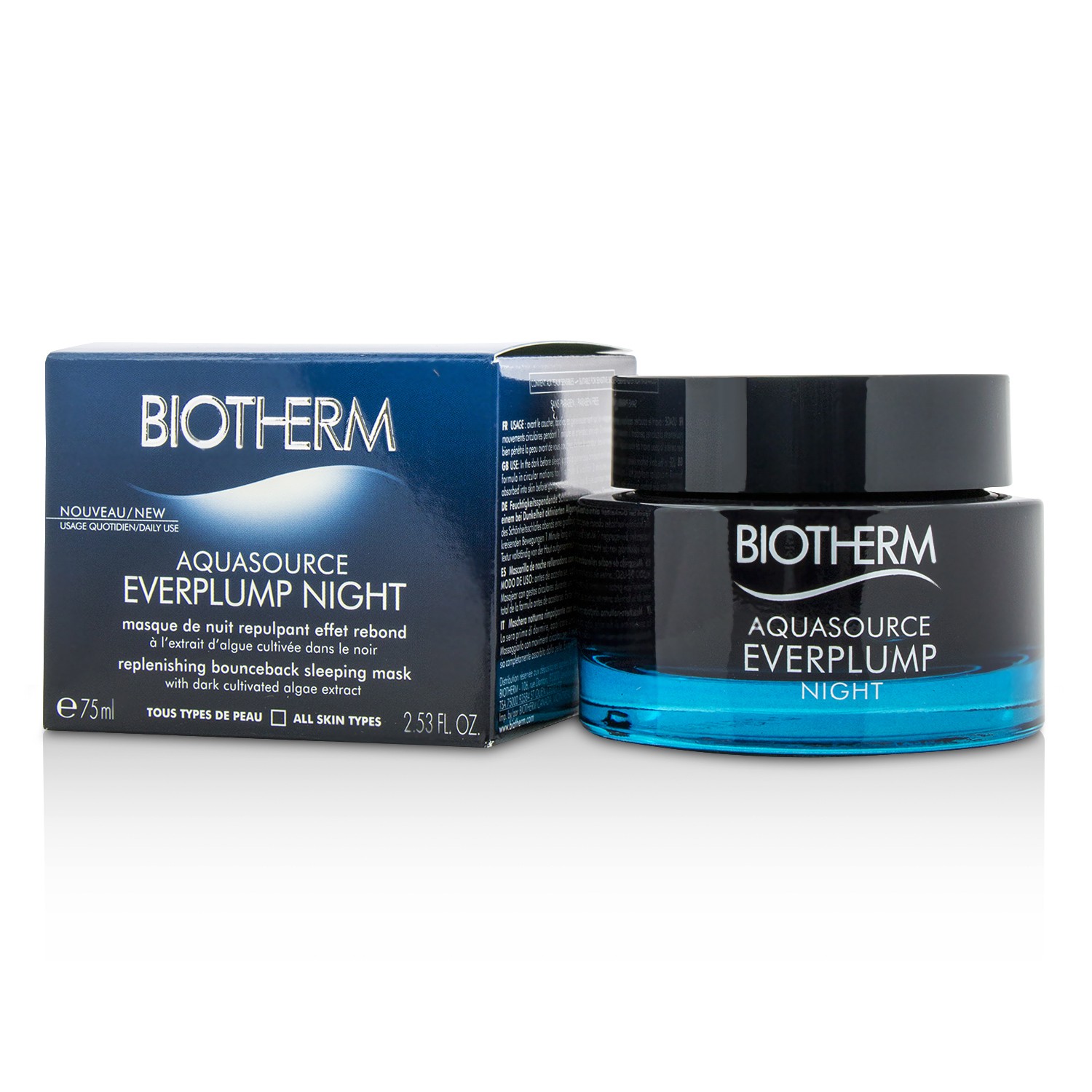 Biotherm Aquasource Everplump Ночная Восстанавливающая Маска для Упругости Кожи 75ml/2.53oz