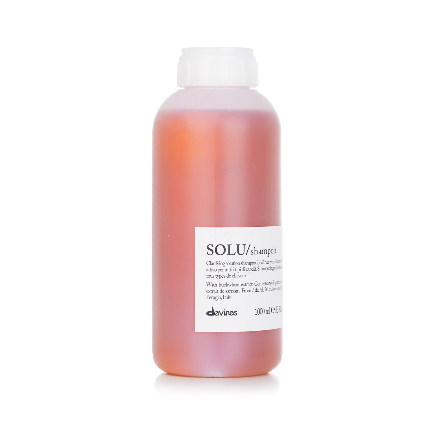 Davines Solu Clarifying Solution Shampoo (For All Hair Types) 1000ml/33.8oz