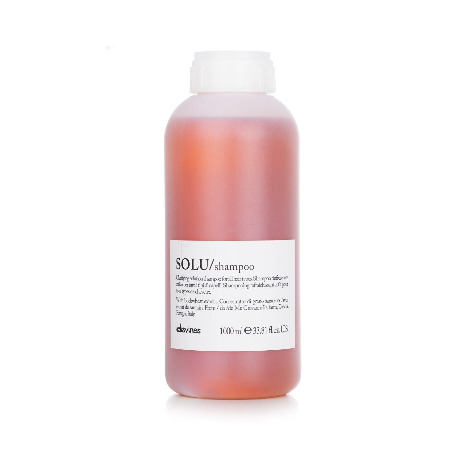 Davines Solu Clarifying Solution Shampoo (For All Hair Types) 1000ml/33.8oz