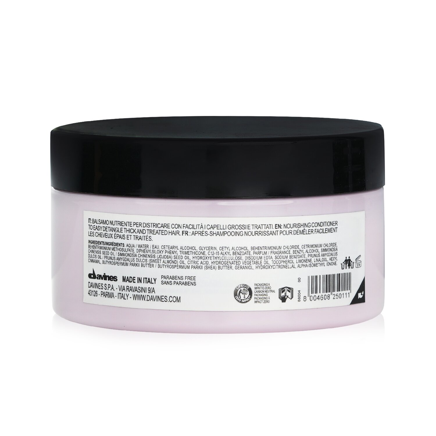 Davines Your Hair Assistant Prep Rich Balm Conditioner (For Thick and Treated Hair) 200ml/6.94oz