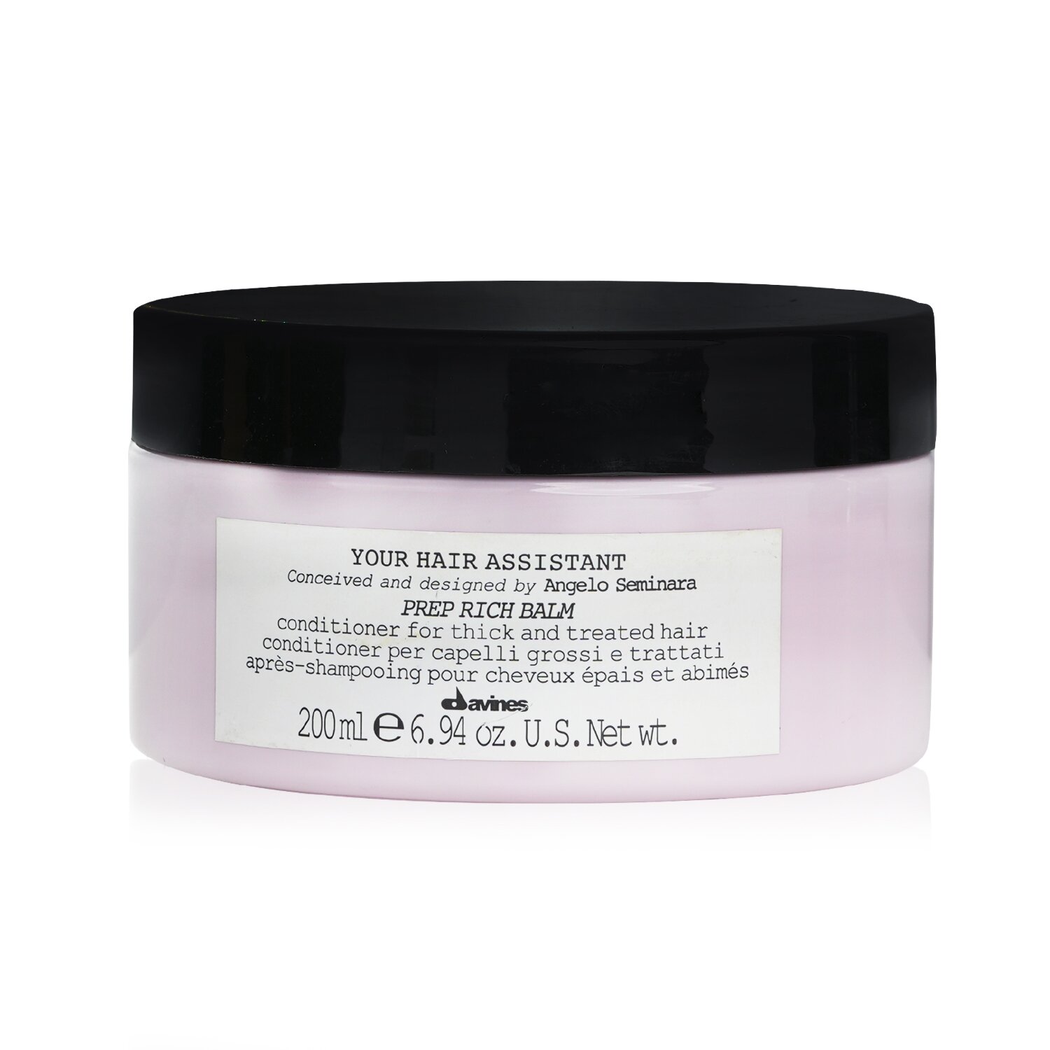 Davines Your Hair Assistant Prep Rich Balm Conditioner (For Thick and Treated Hair) 200ml/6.94oz