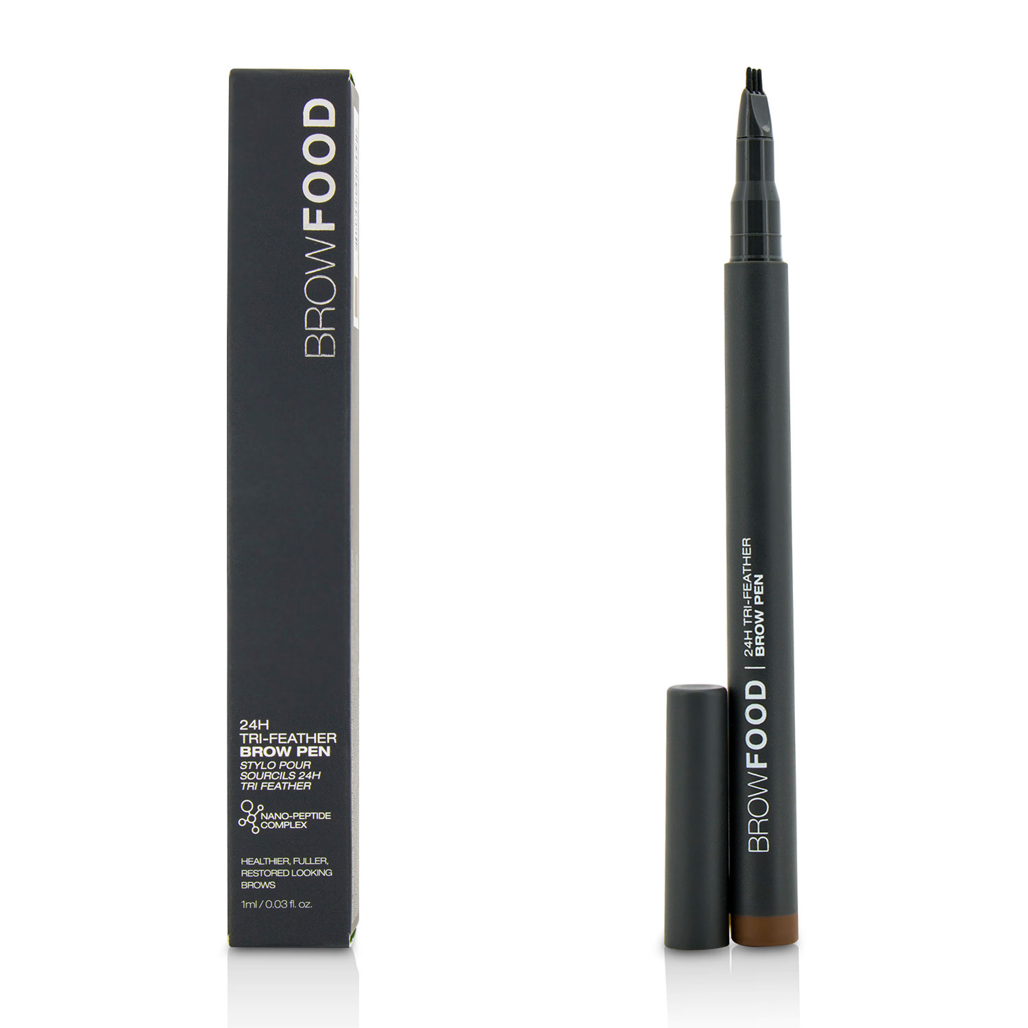 LashFood BrowFood 24H Tri Feather Brow Pen 1ml/0.03oz