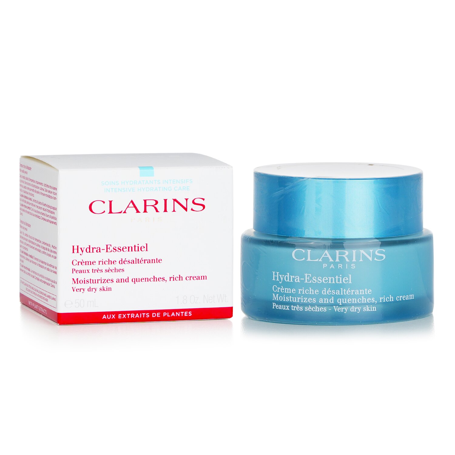 Clarins Hydra-Essentiel Moisturizes & Quenches Rich Cream - Very Dry Skin 50ml/1.8oz