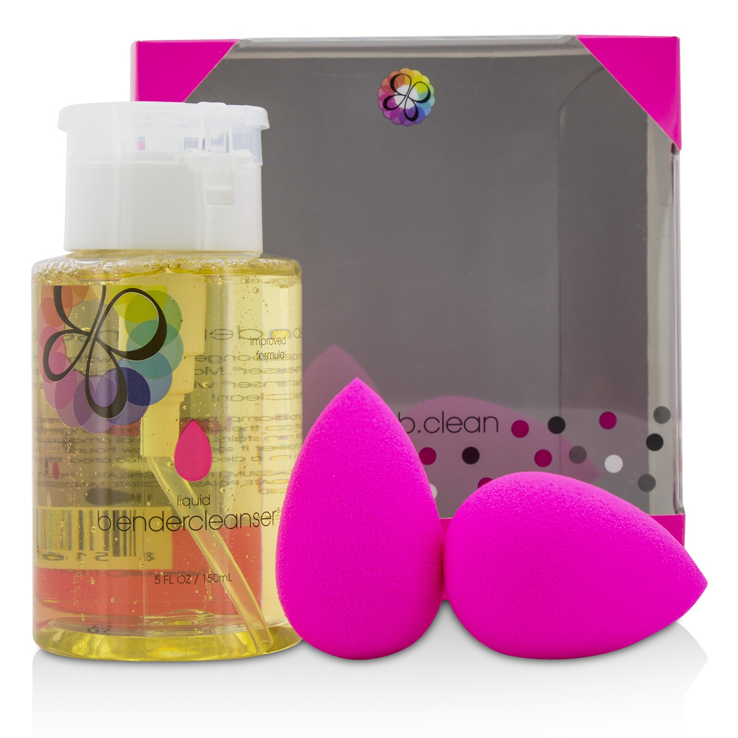 BeautyBlender 美妝蛋超值清潔套裝(2x 美妝蛋, 1x 清潔液 150ml/5oz) 3pcs