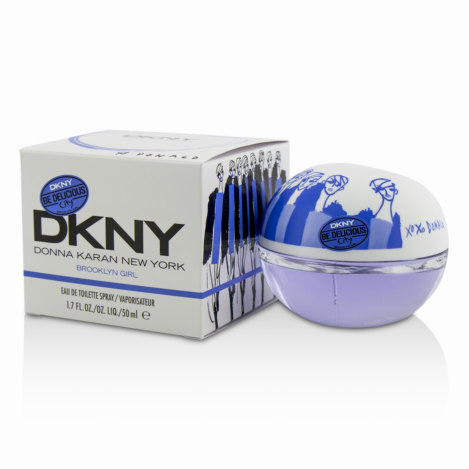 DKNY Be Delicious City Brooklyn Girl Eau De Toilette Spray 50ml/1.7oz