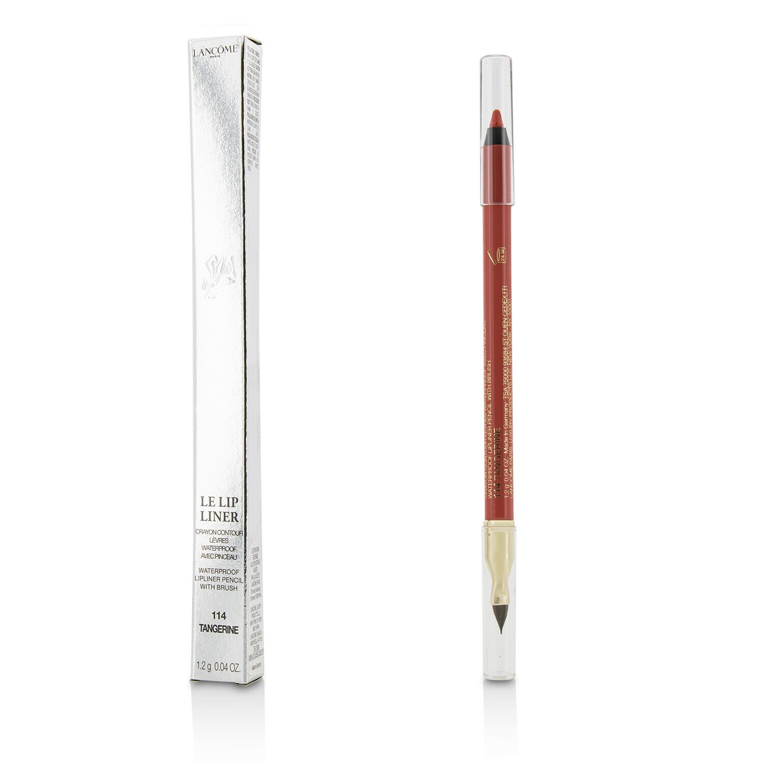 Kit pencil lip brush organic liner less with three