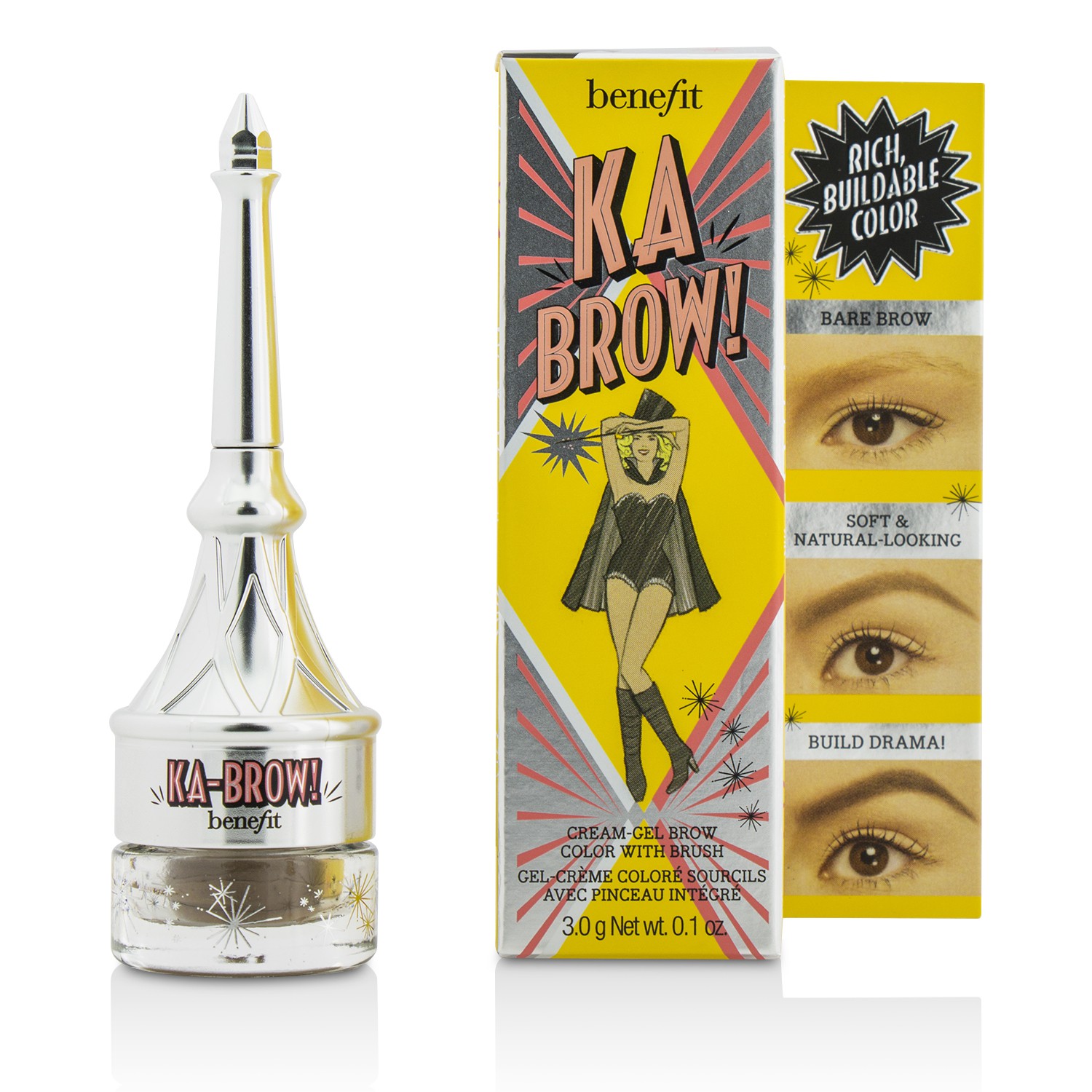 Benefit Ka Brow Cream Gel Brow Color With Brush 3g/0.1oz