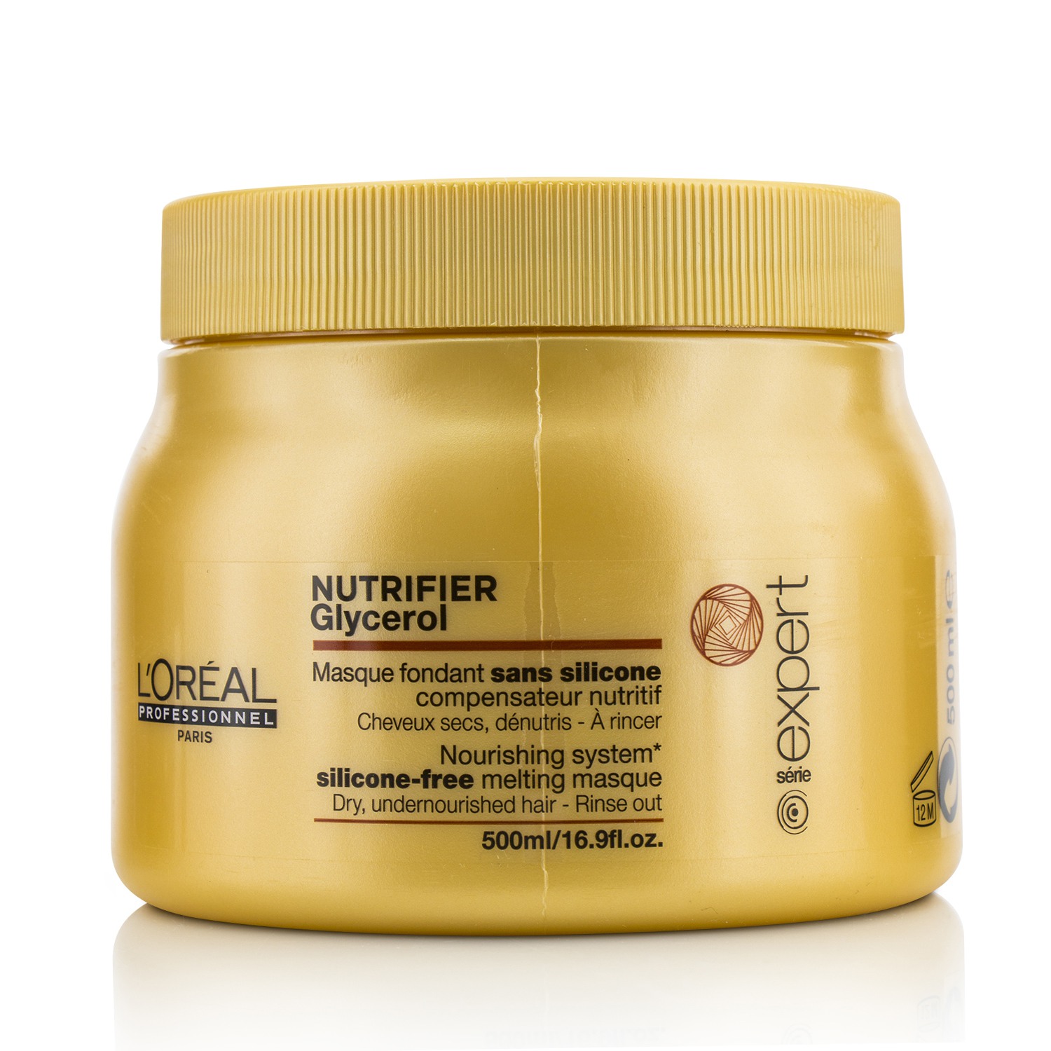 L'Oreal 歐萊雅 Professionnel Expert Serie - Nutrifier Glycerol Silicone-Free Melting Masque - Rinse Out (For Dry, 500ml/16.9oz