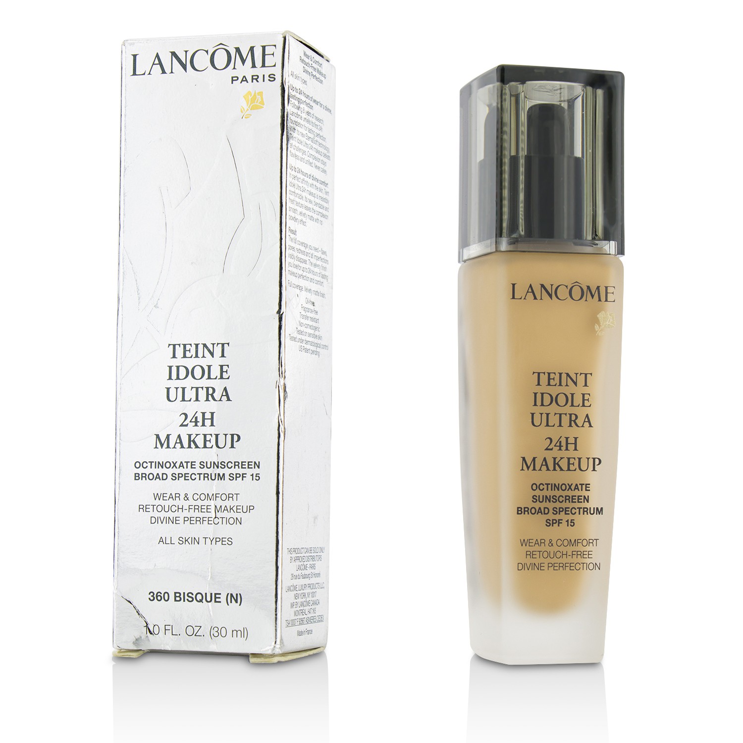 Lancome Teint Idole Ultra Base Comfort & Uso de 24H SPF 15 30ml/1oz