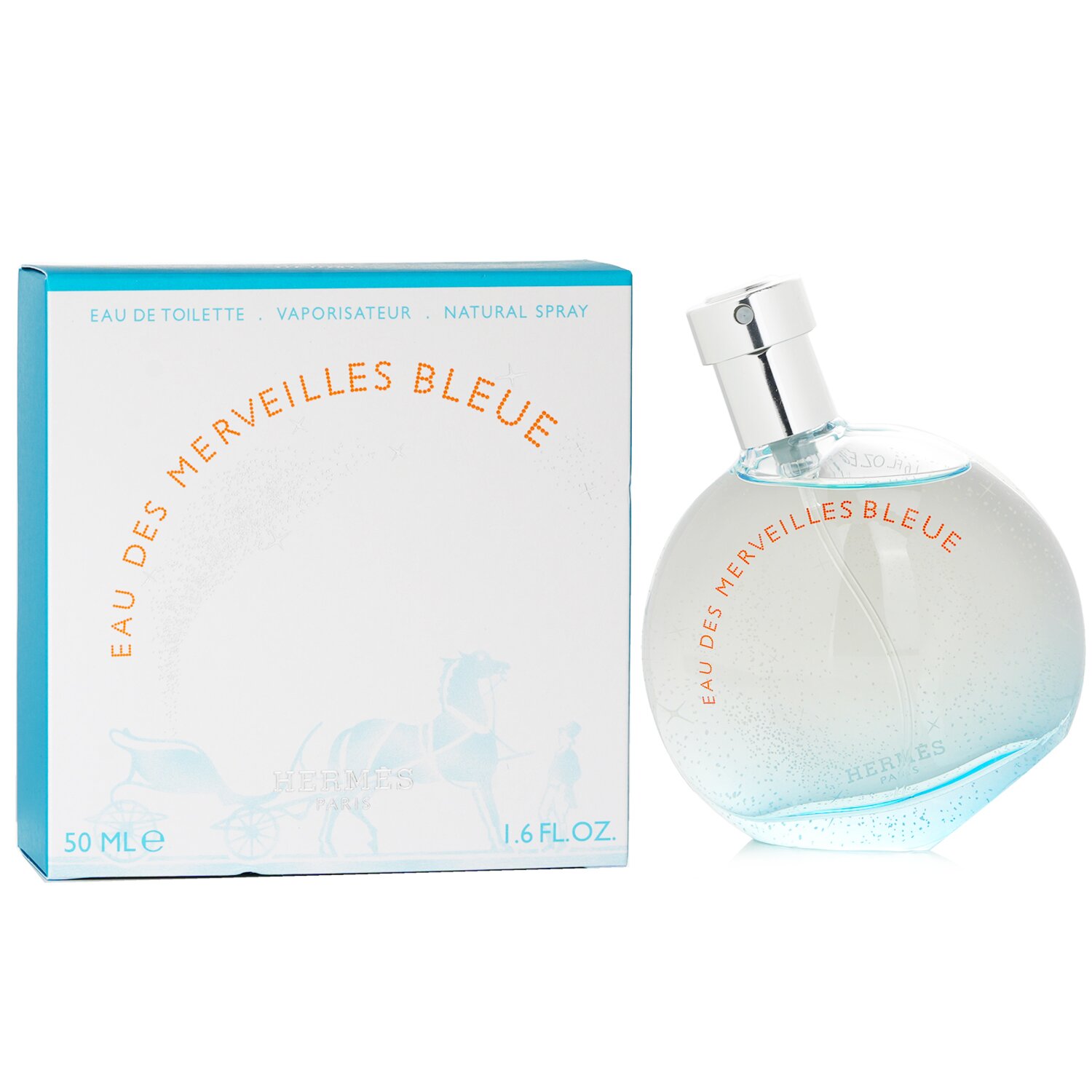 Hermes Eau Des Merveilles Bleue Eau De Toilette Spray 50ml/1.6oz