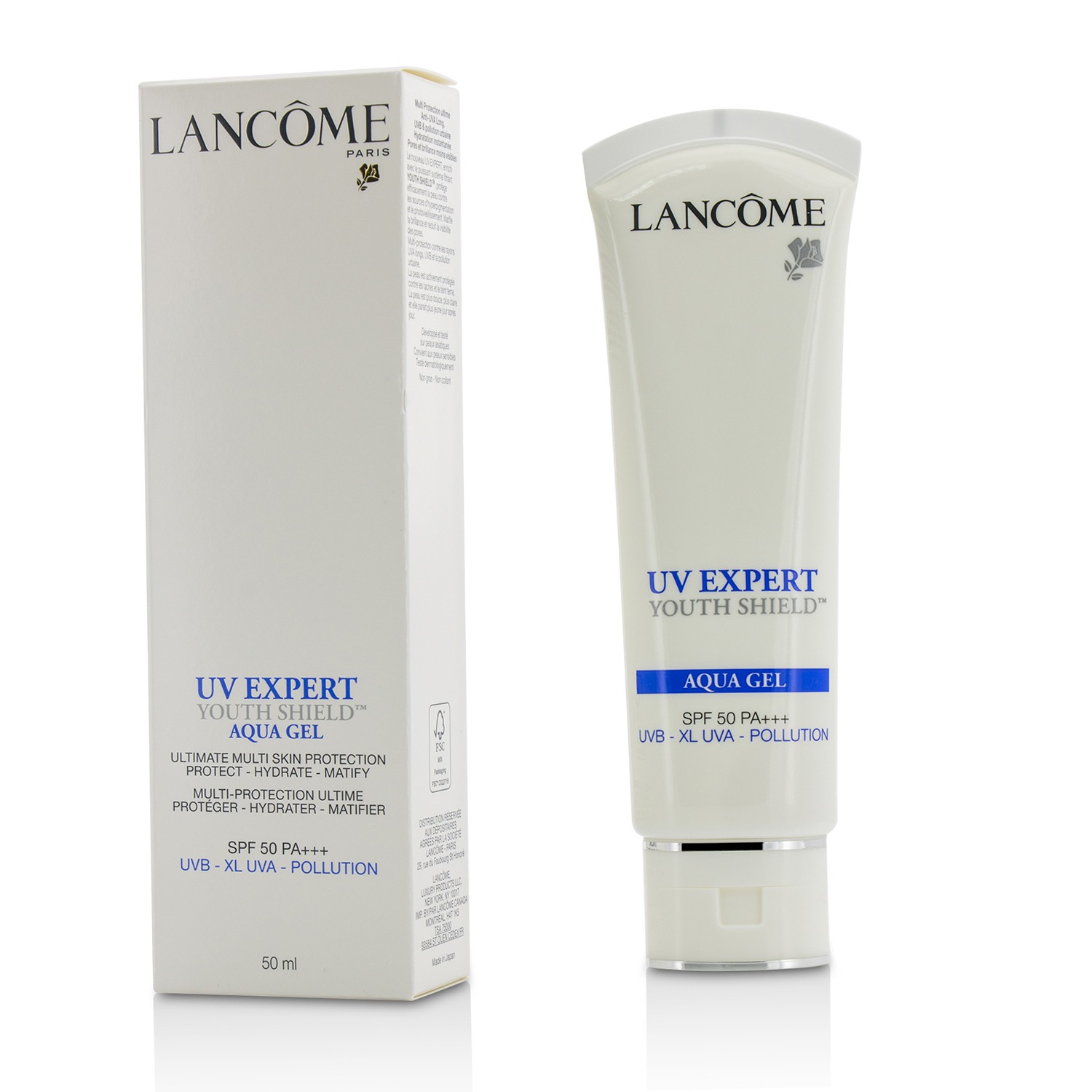 Lancome UV Expert Youth Shield Aqua Gel SPF50 PA+++ - Matify (Made in Japan) 50ml/1.7oz